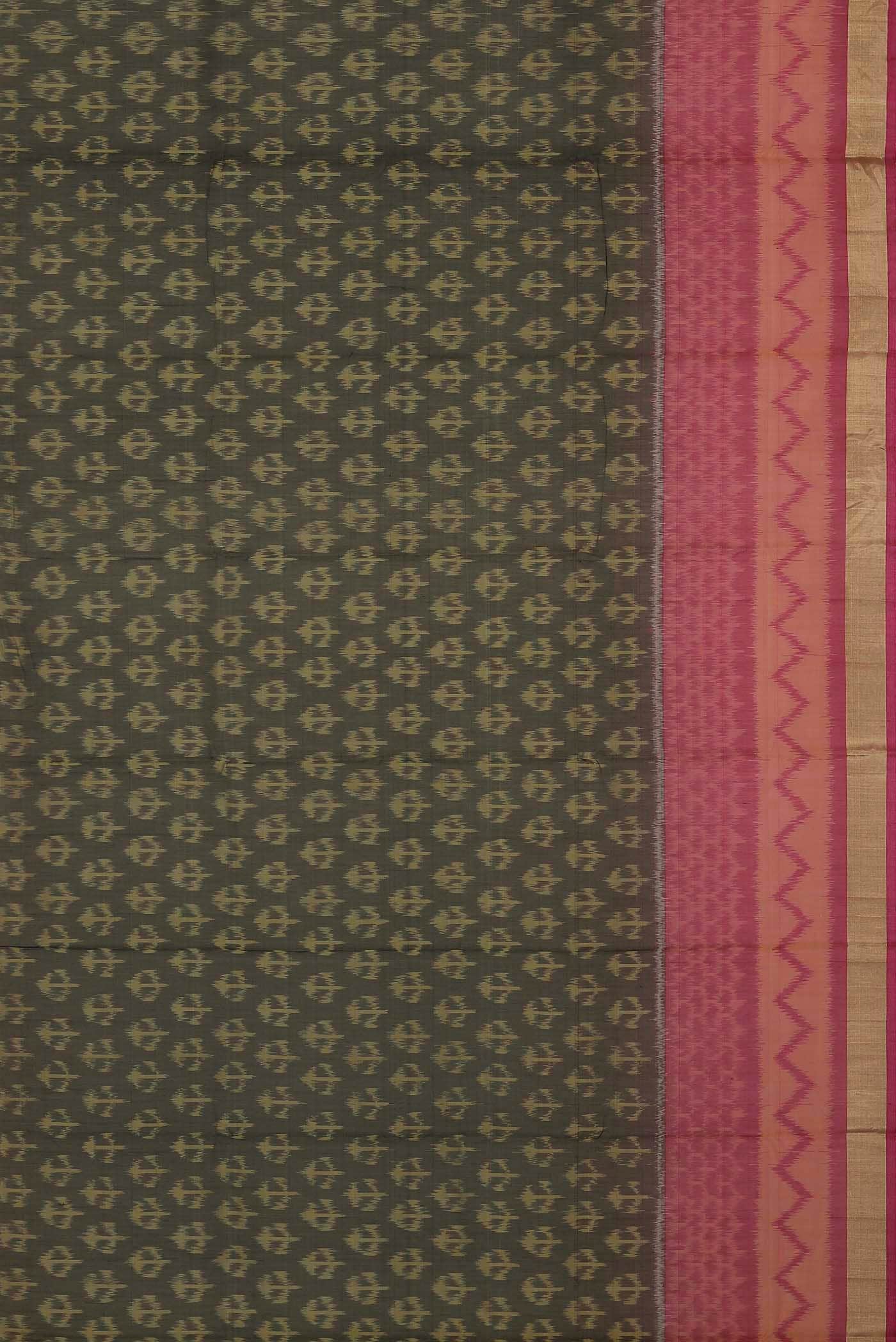Black Silk Cotton Saree