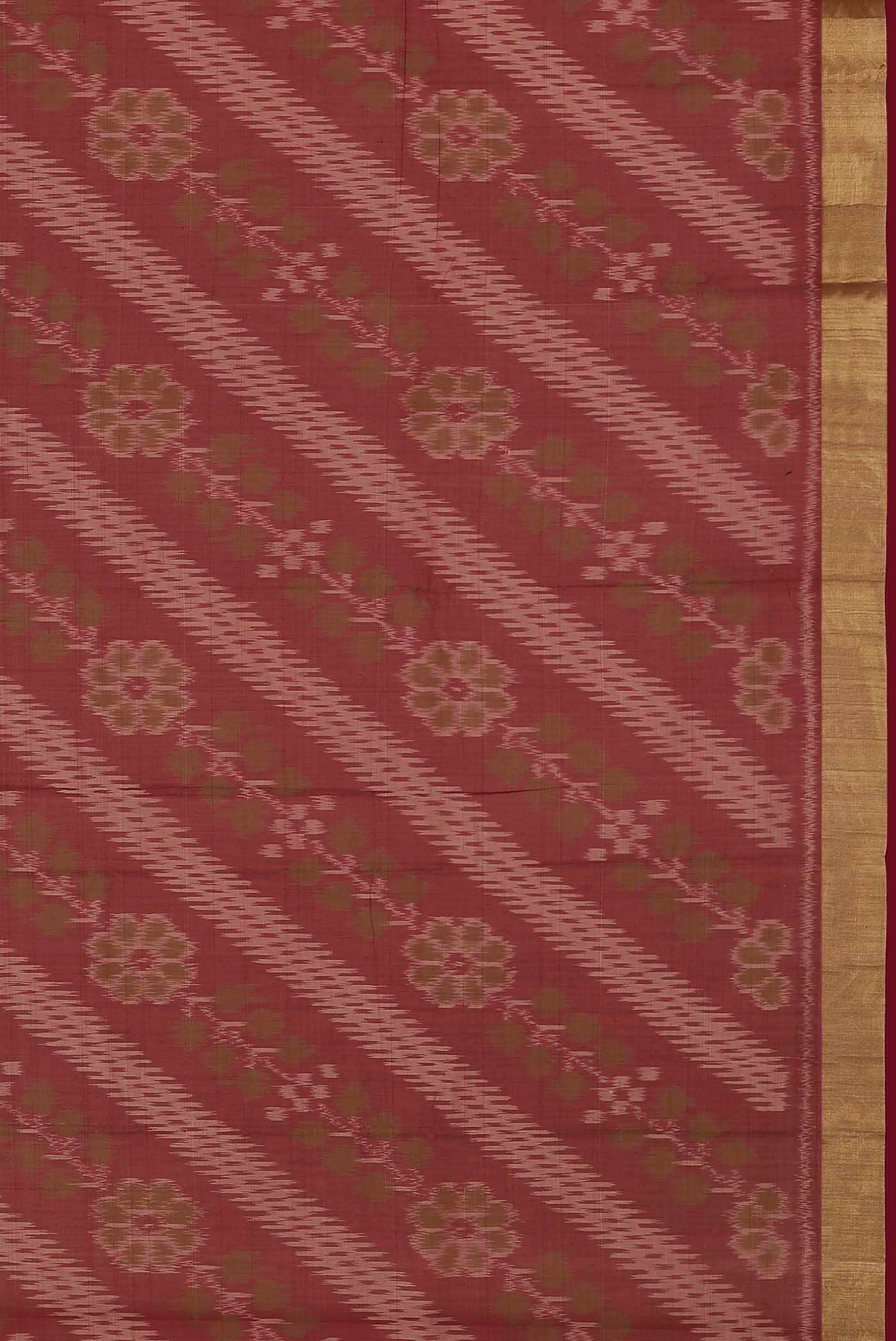 Pink Silk Cotton Saree