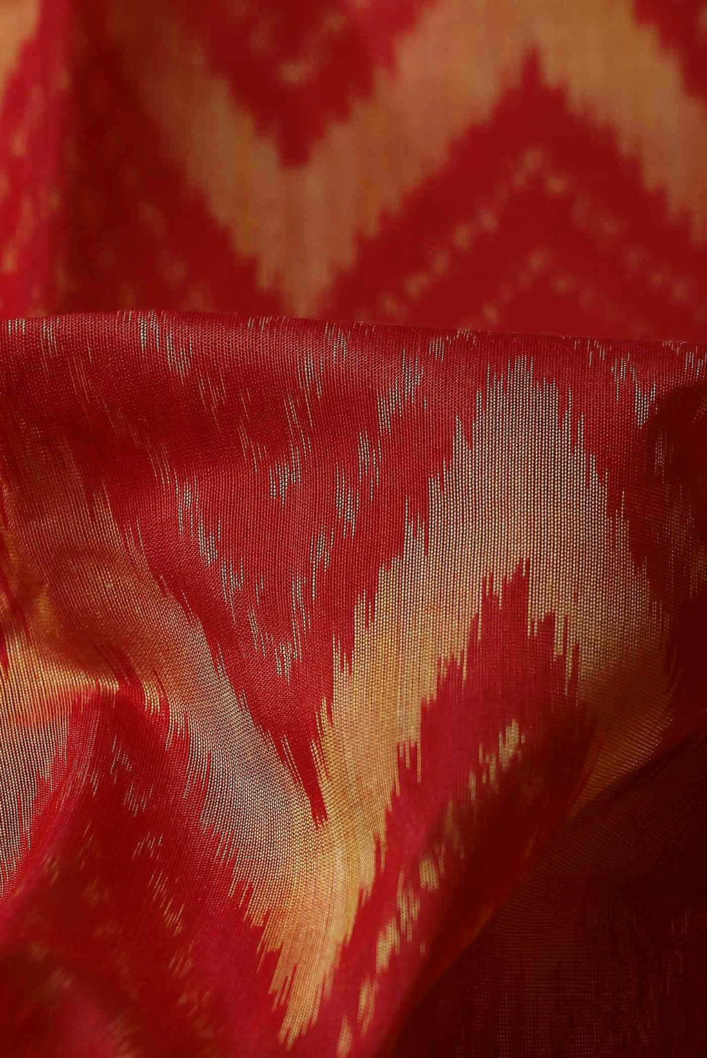 Orange Silk Cotton Saree