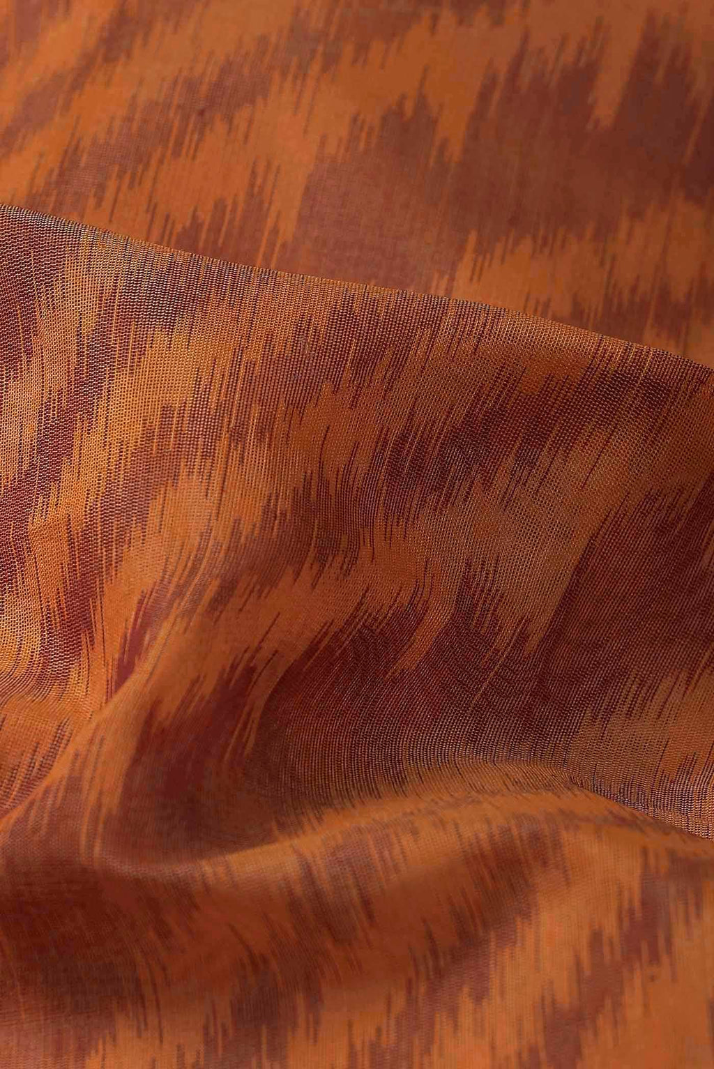 Orange Silk Cotton Saree