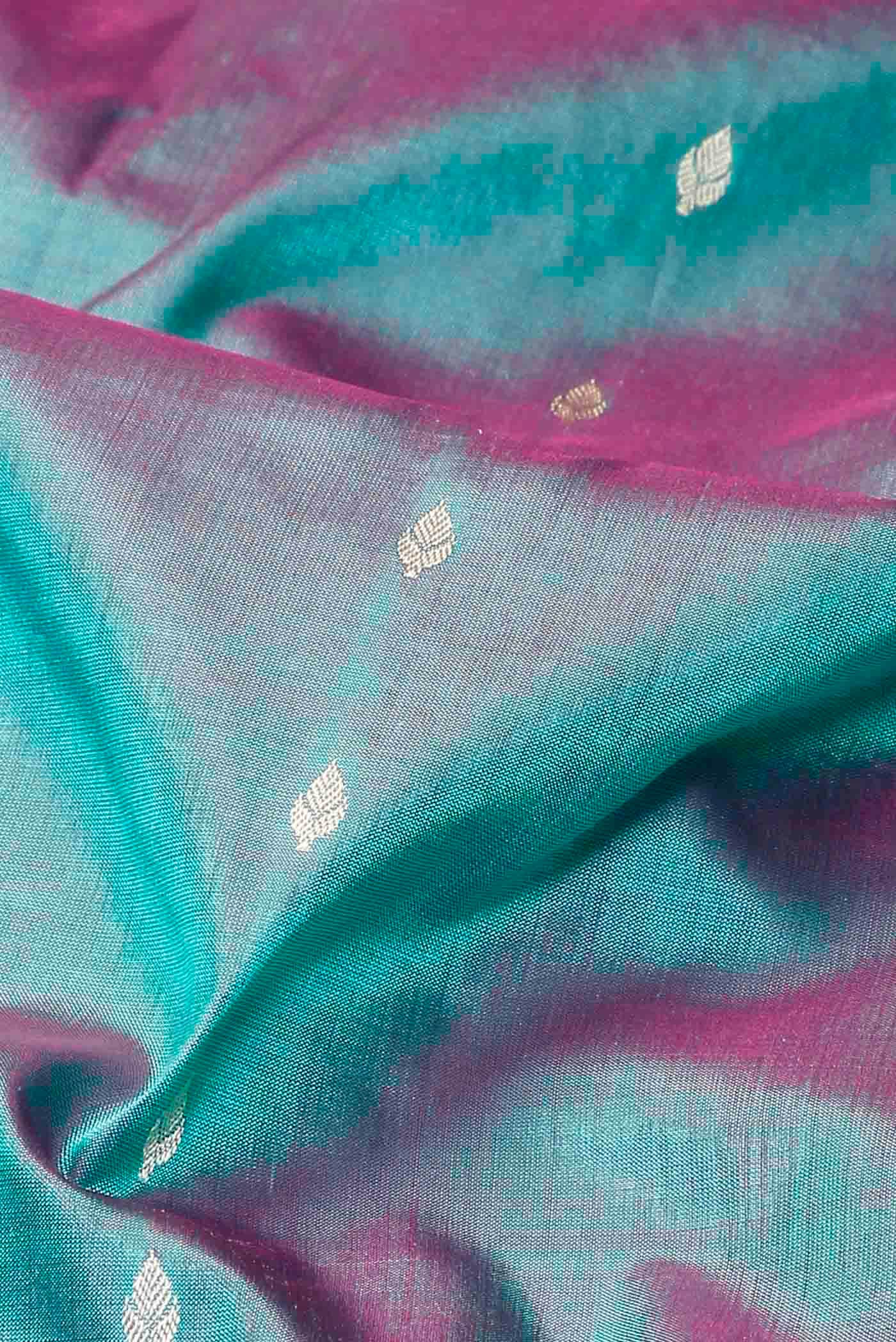 Blue Banarasi Katan Silk Saree