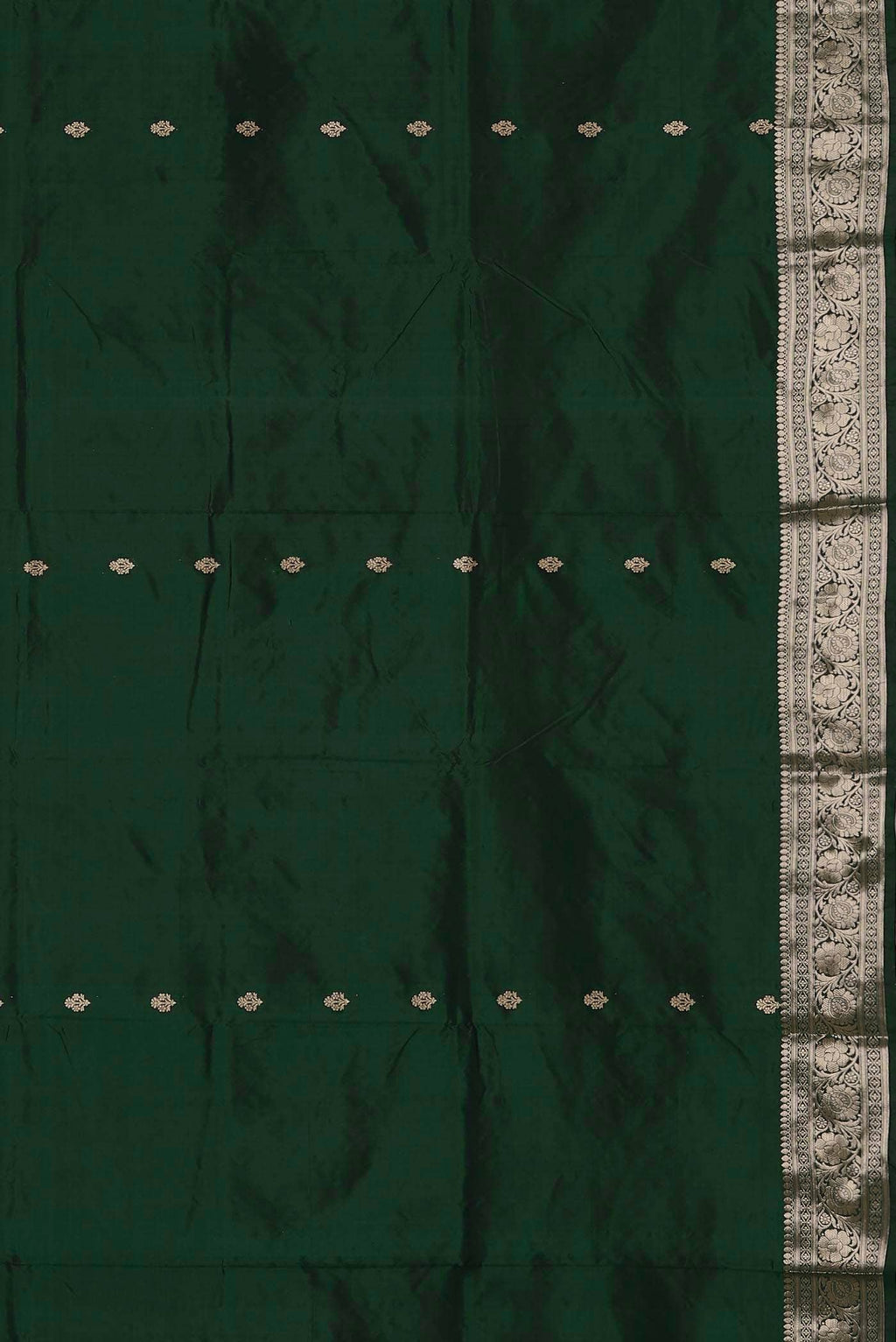 Green Banarasi Katan Silk Saree