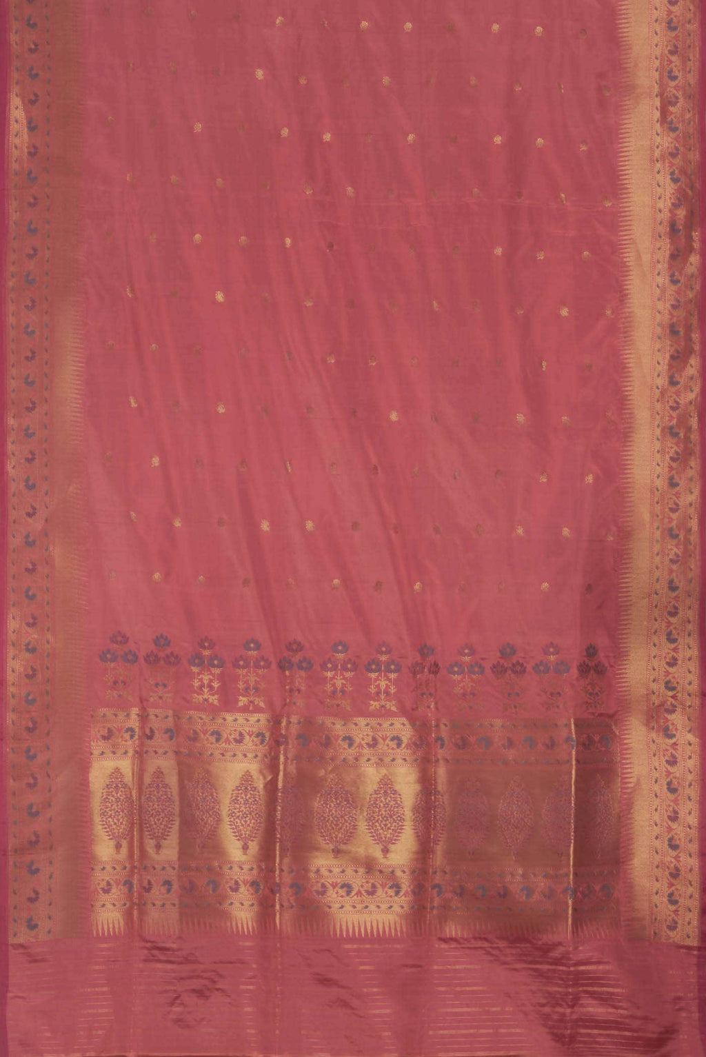 Pink Paithani Silk Saree
