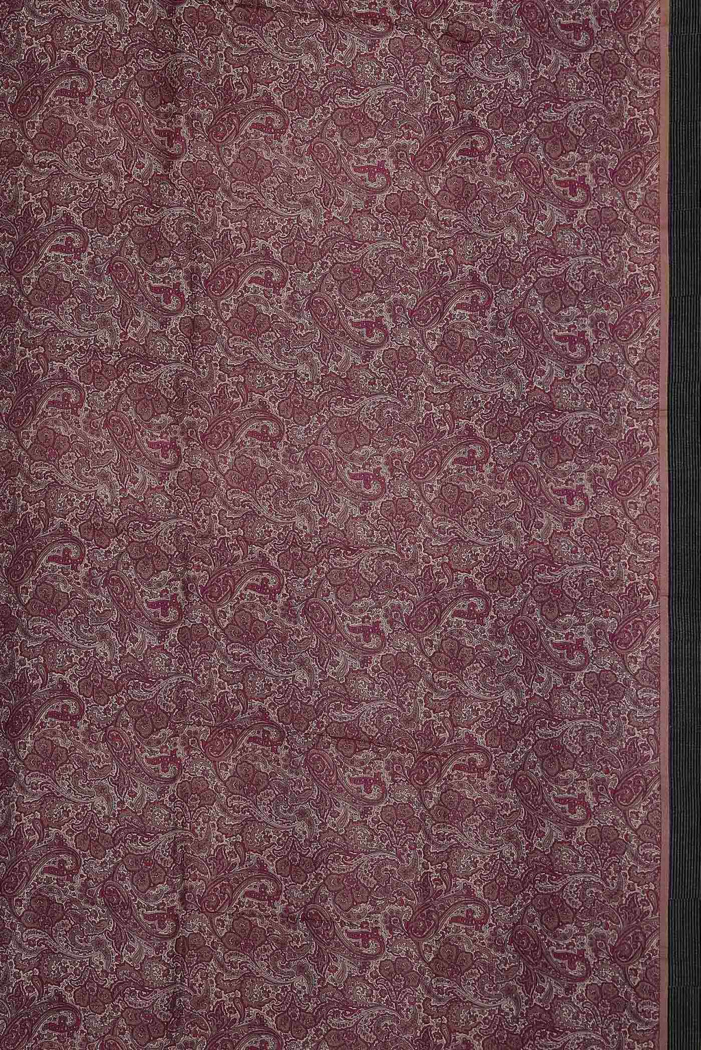 Beige Pashmina Silk Saree