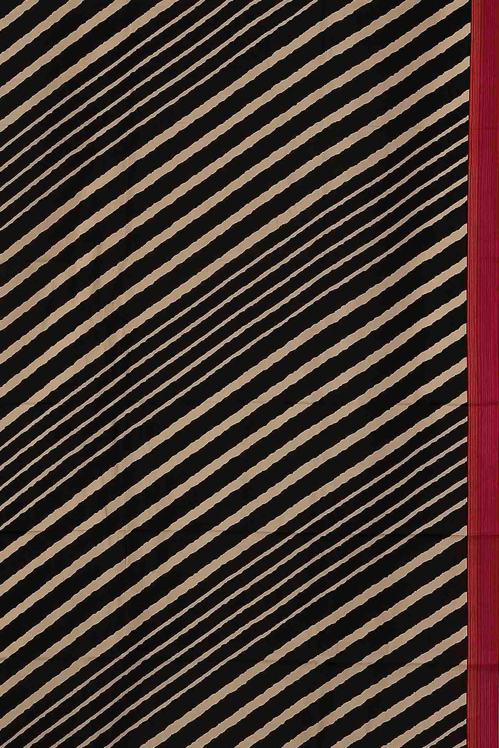Black Printed Silk Saree