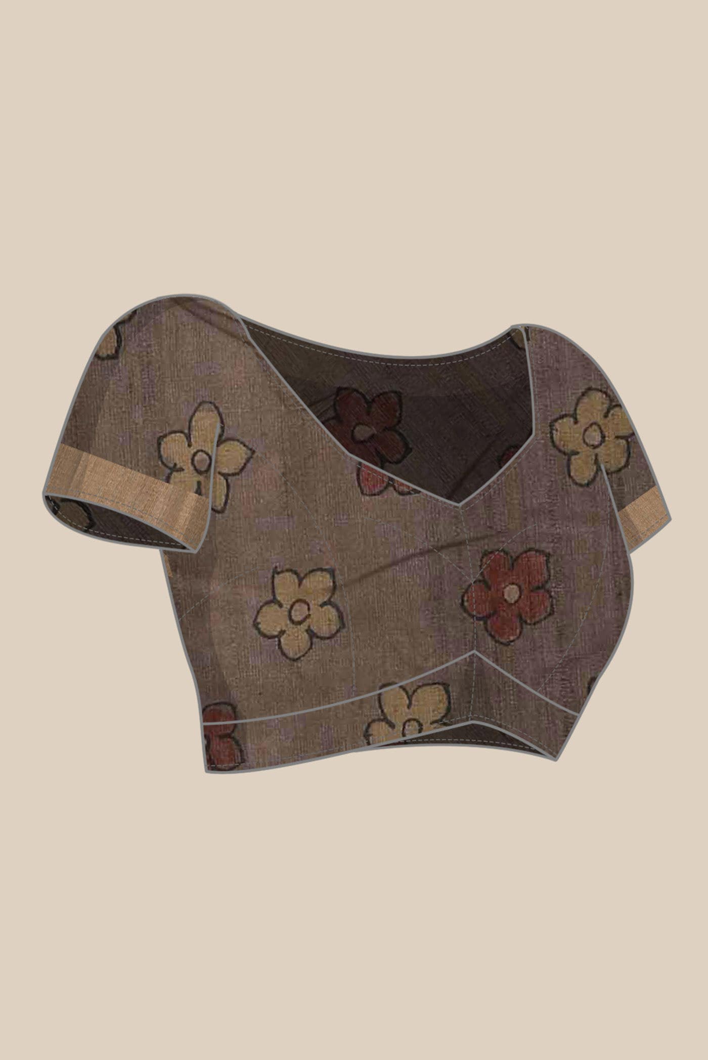Multi Tussar Silk Saree