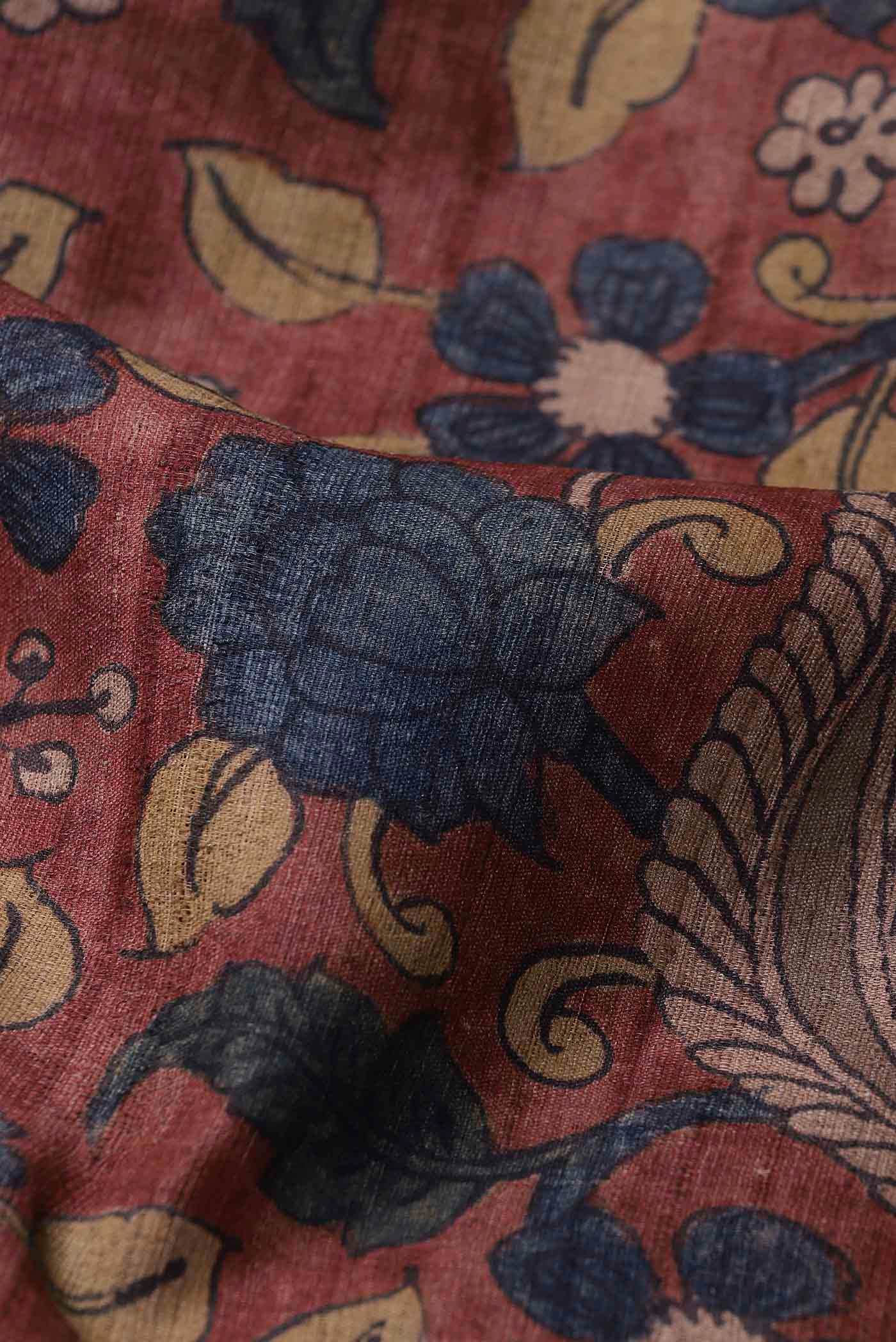 Multi Tussar Silk Saree