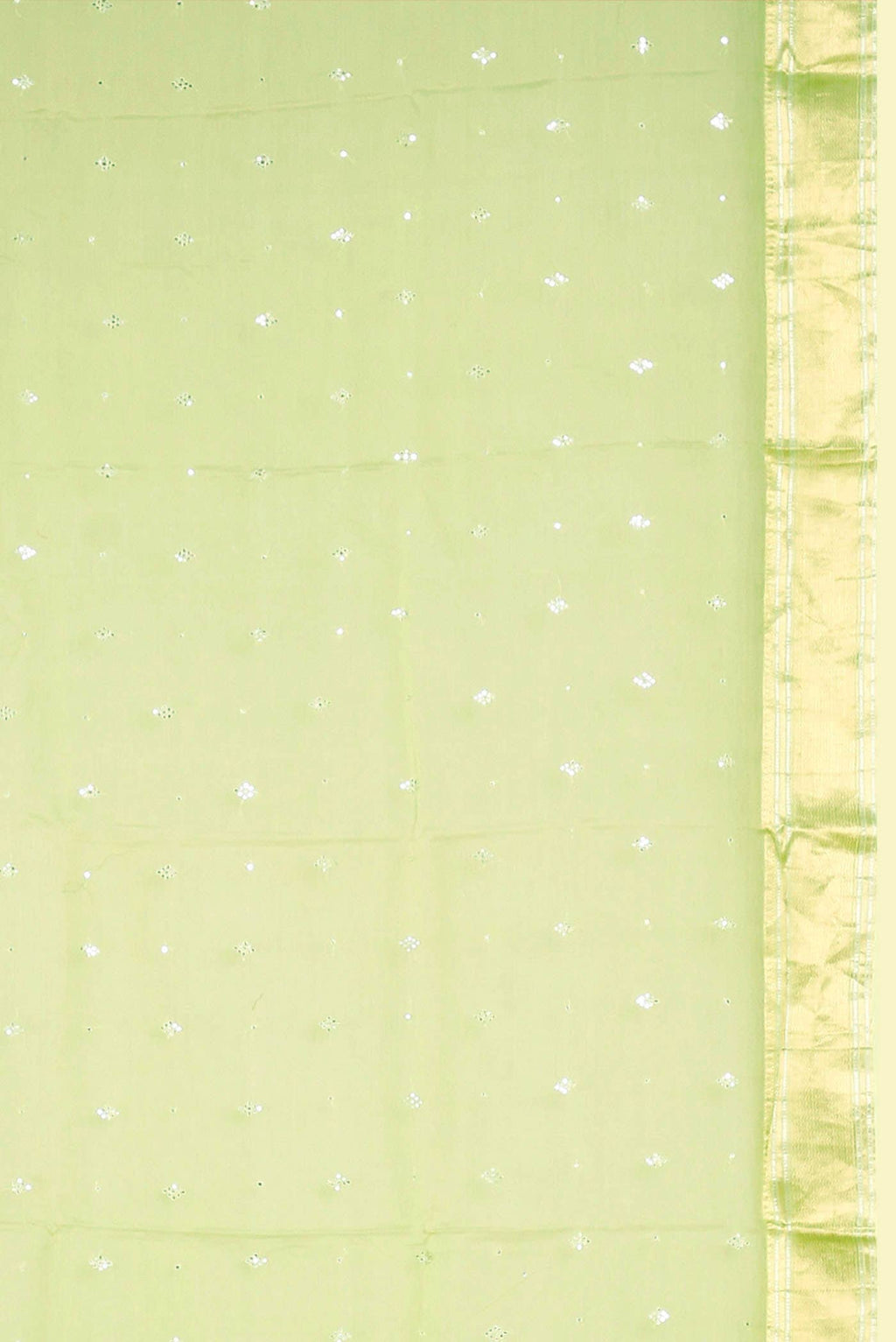 Green Maheshwari Silk Cotton Saree