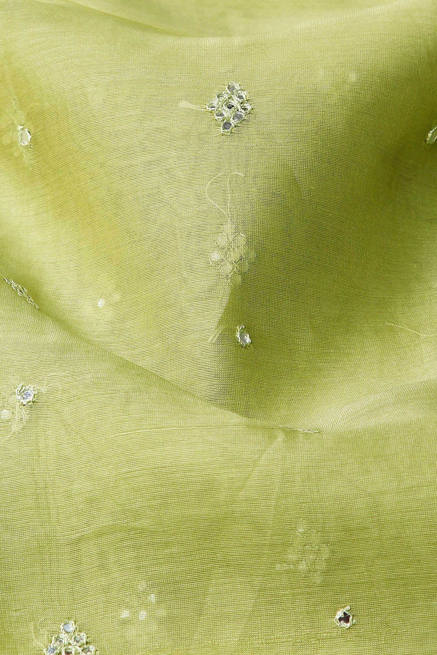 Green Maheshwari Silk Cotton Saree