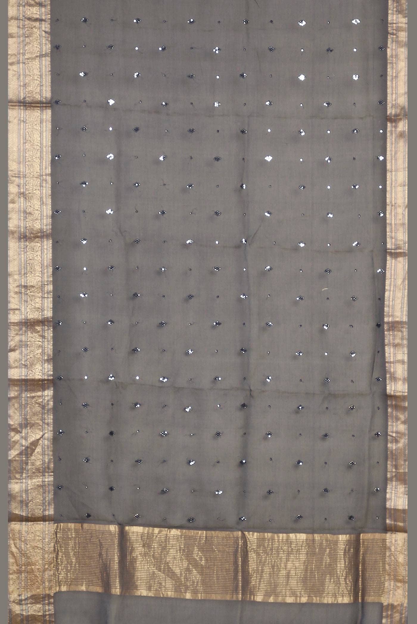 Blue Maheshwari Silk Cotton Saree