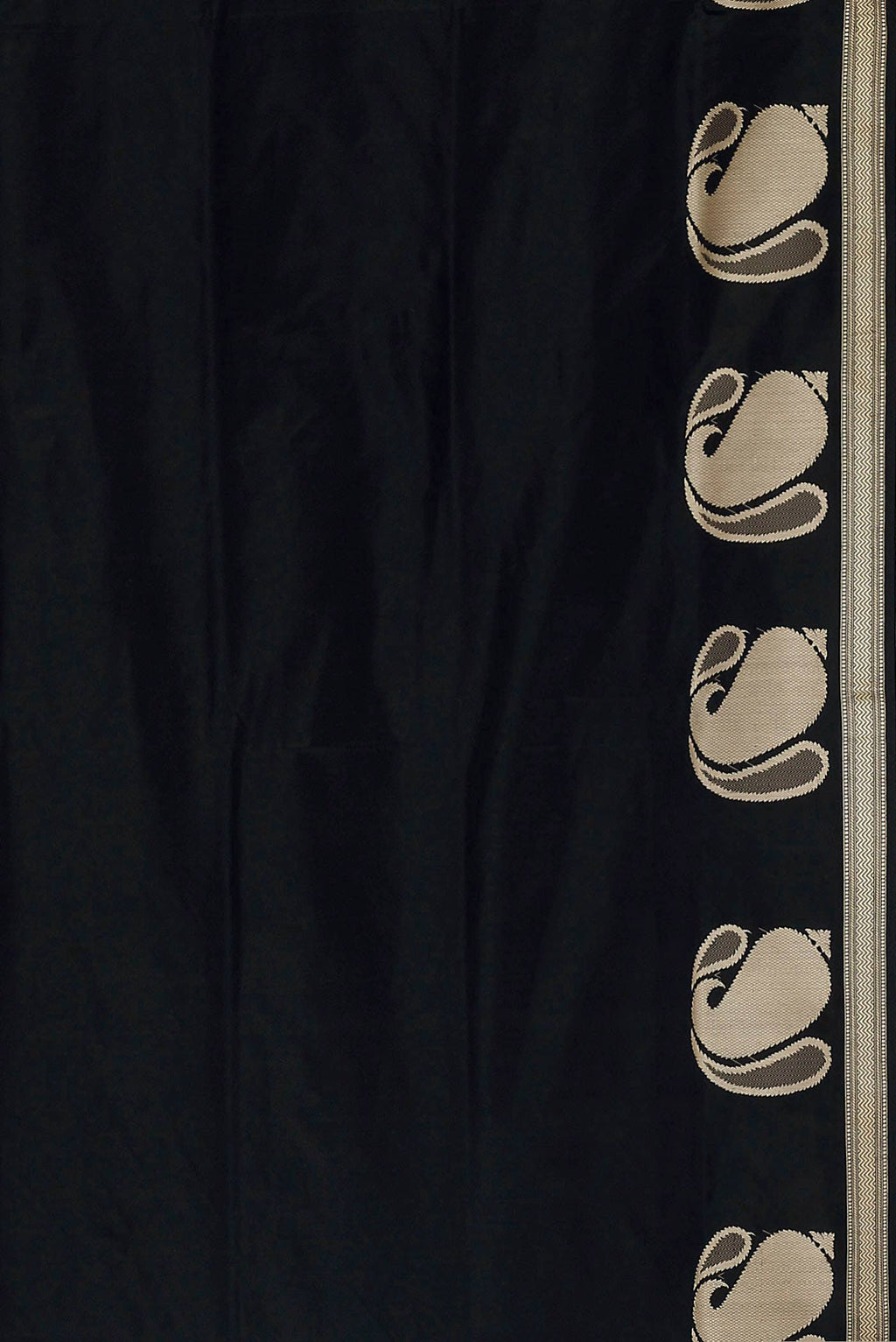 Black Banarasi Silk Saree