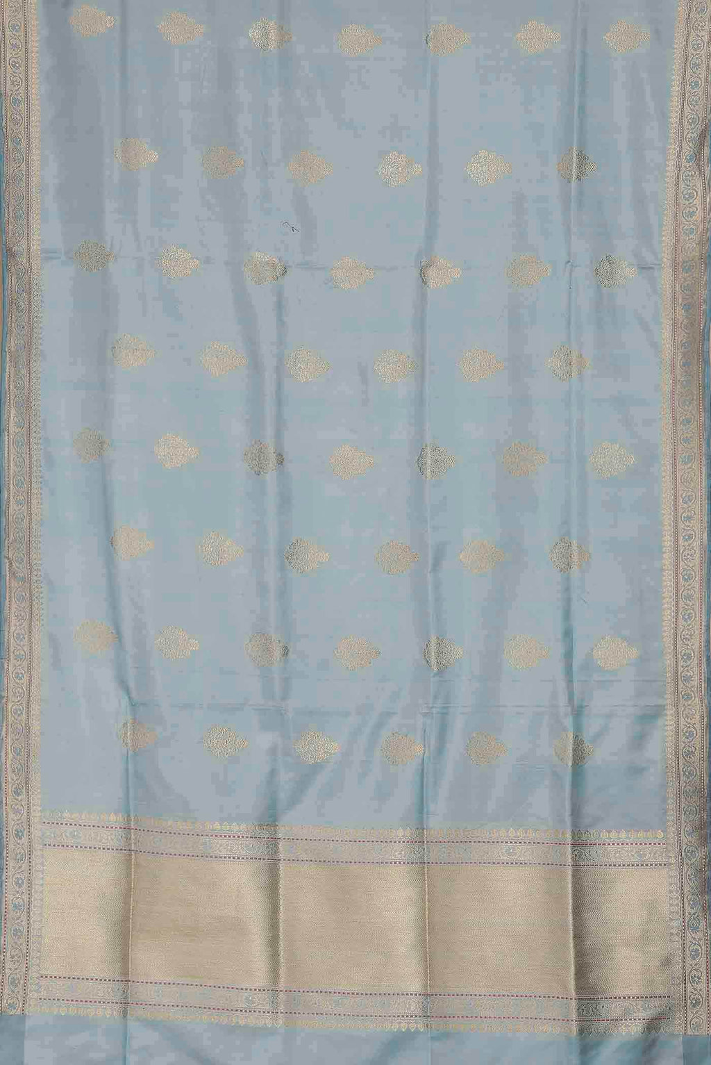 Blue Banarasi Silk Saree