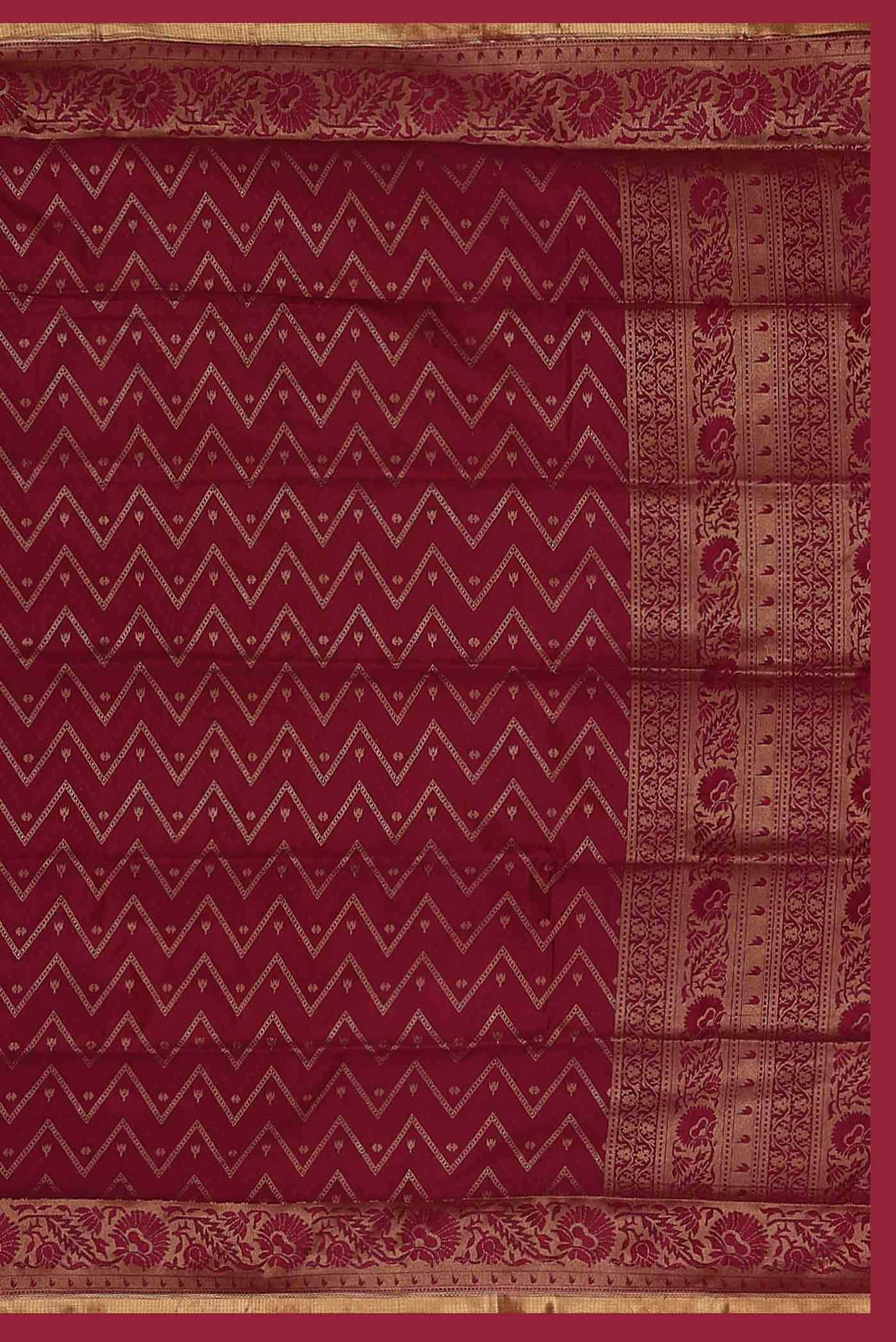 Dark Pink Soft Silk Saree