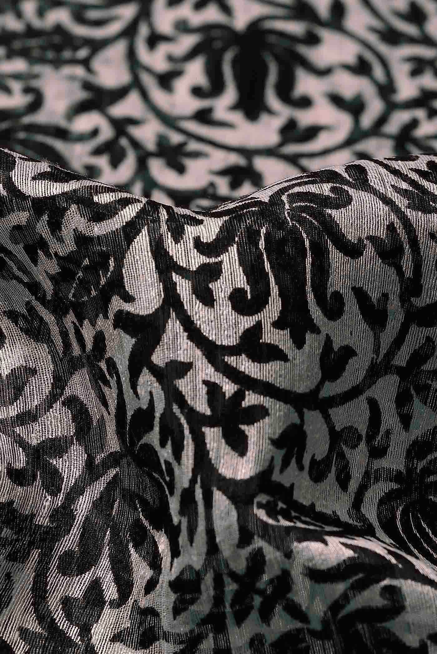 Cream Tussar Silk Saree