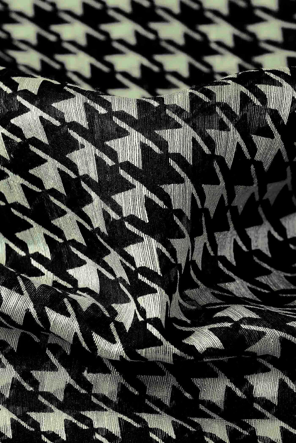 Black Tussar Silk Saree