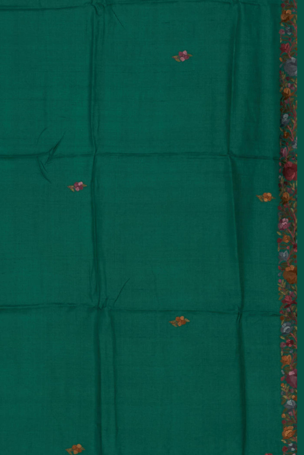 Green Bhagalpuri Tussar Silk Saree