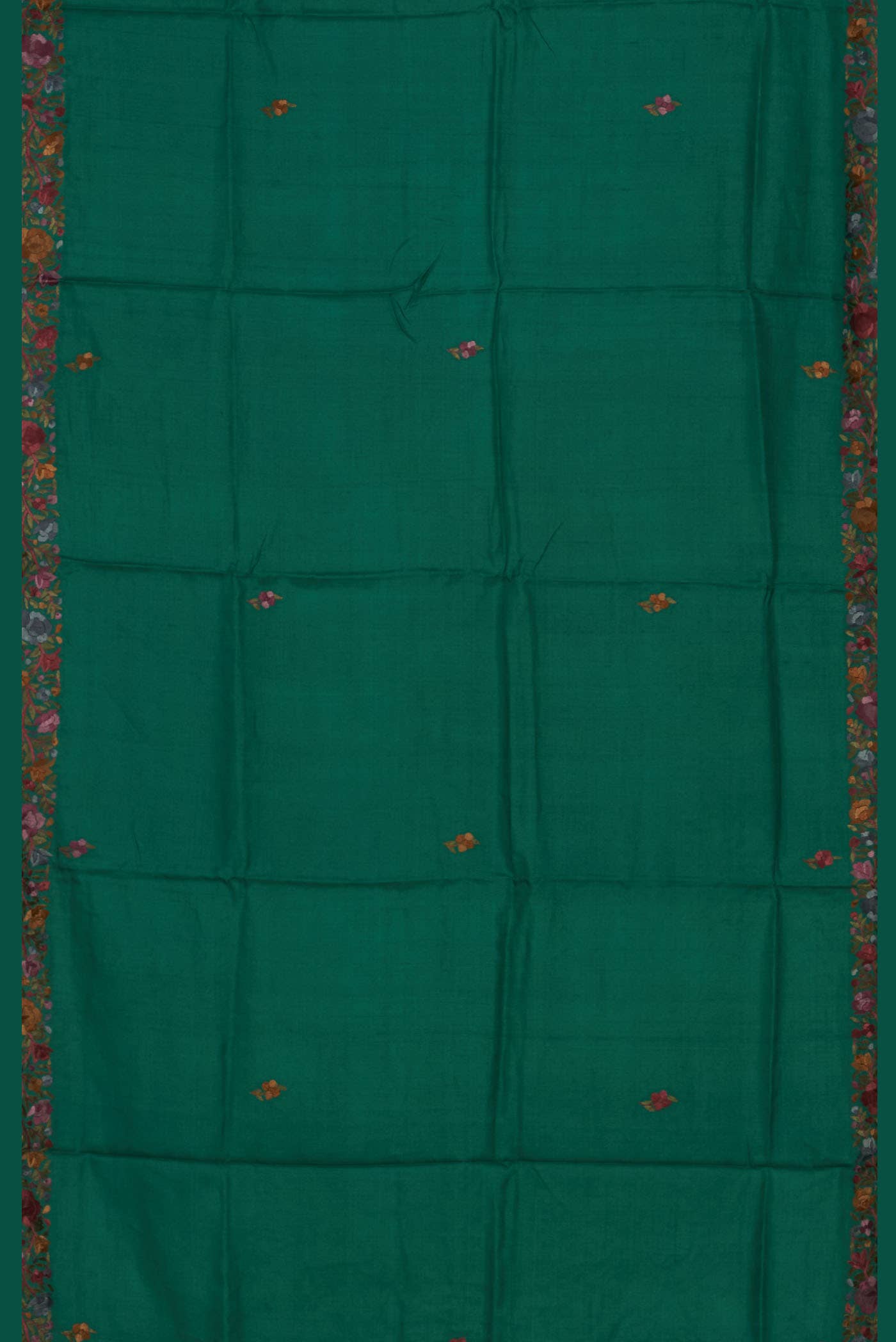 Green Bhagalpuri Tussar Silk Saree