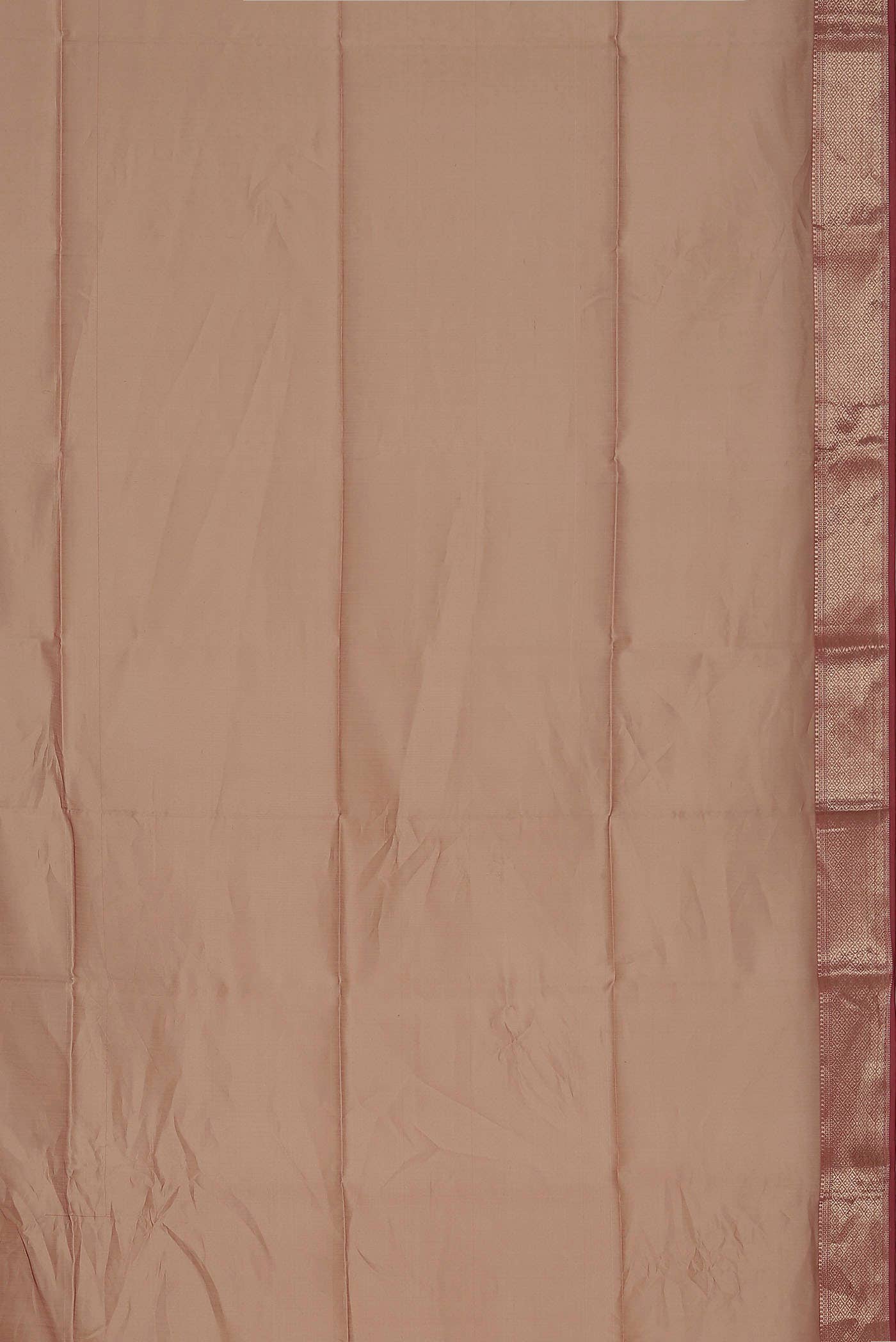Brown Maheshwari Silk Cotton Saree