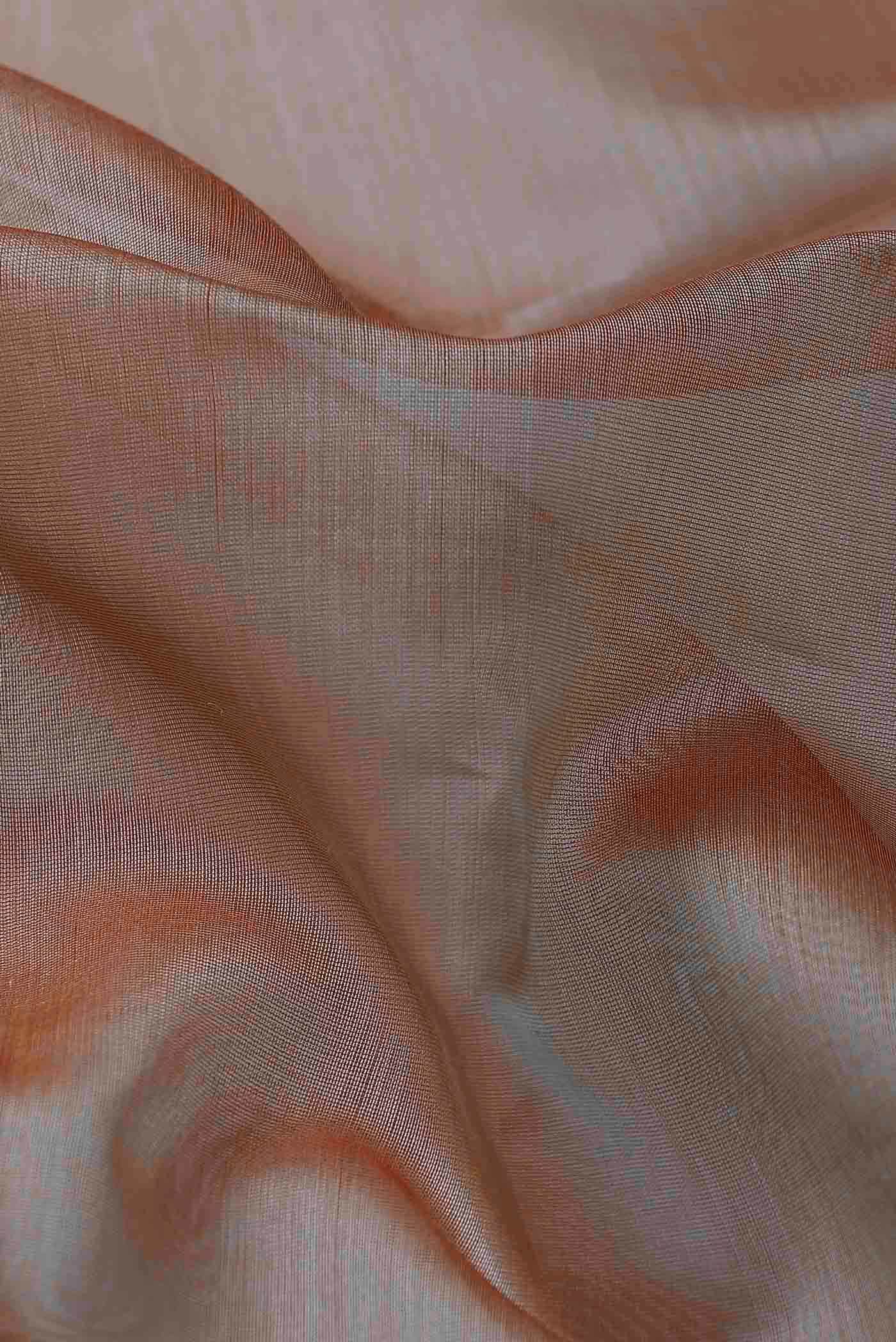 Brown Maheshwari Silk Cotton Saree