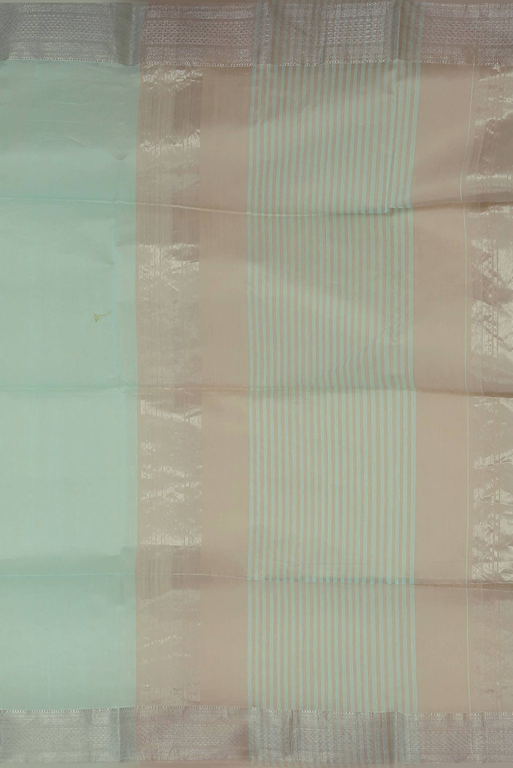 Mint Green Maheshwari Silk Cotton Saree