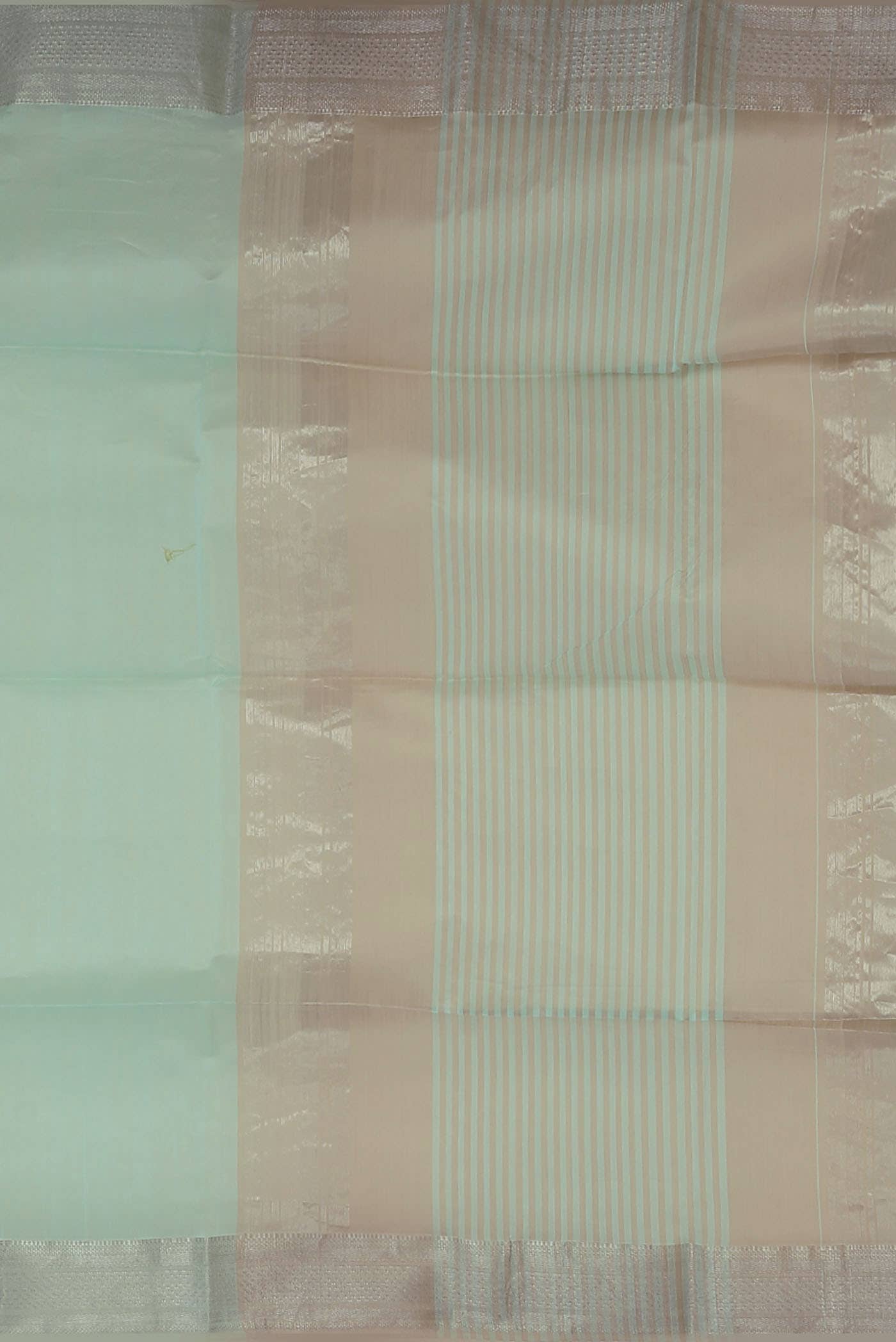 Mint Green Maheshwari Silk Cotton Saree