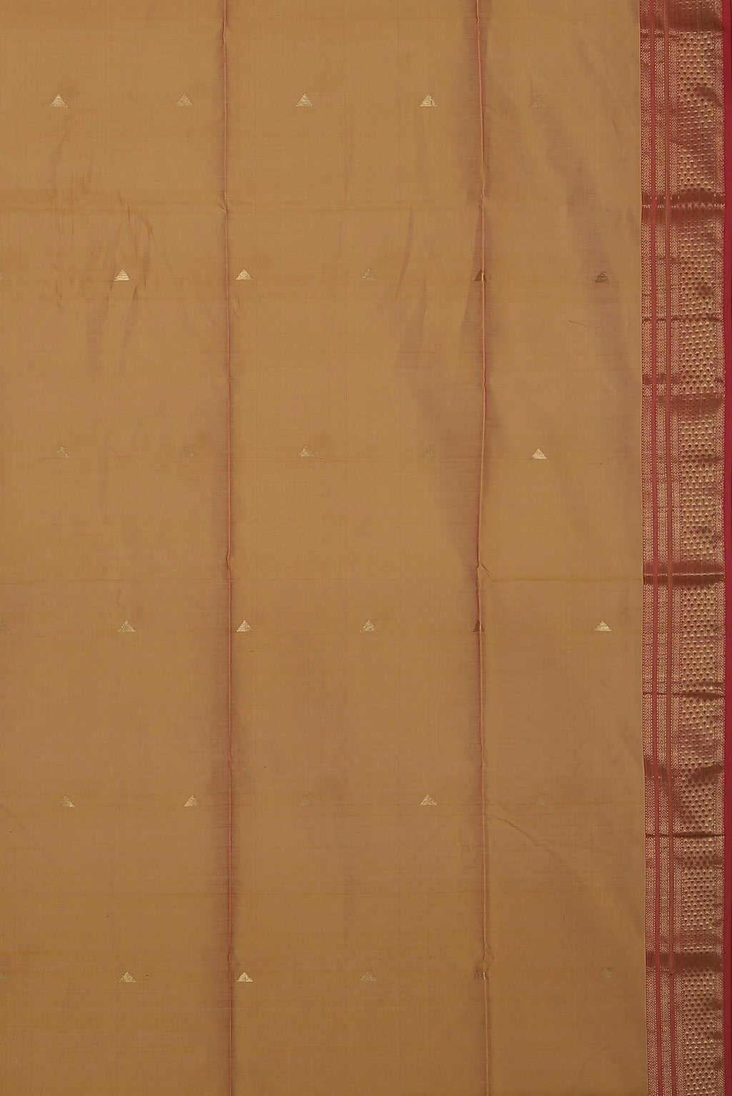 Mustard Maheshwari Silk Cotton Saree