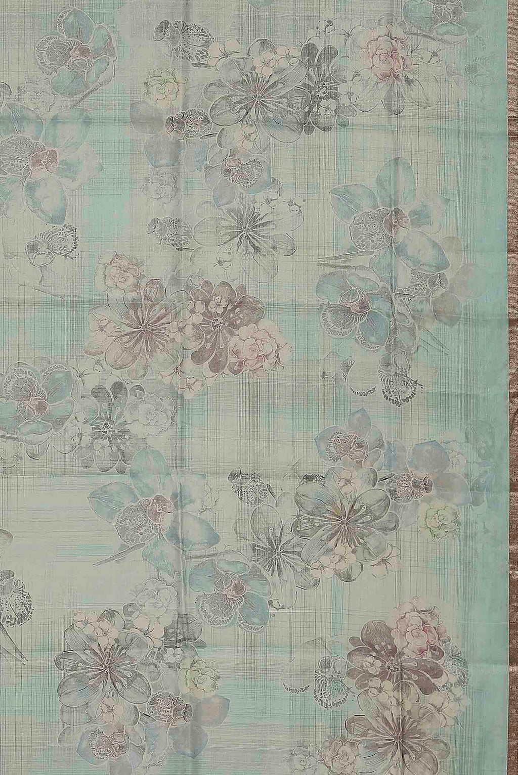 Blue Banarasi Silk Saree
