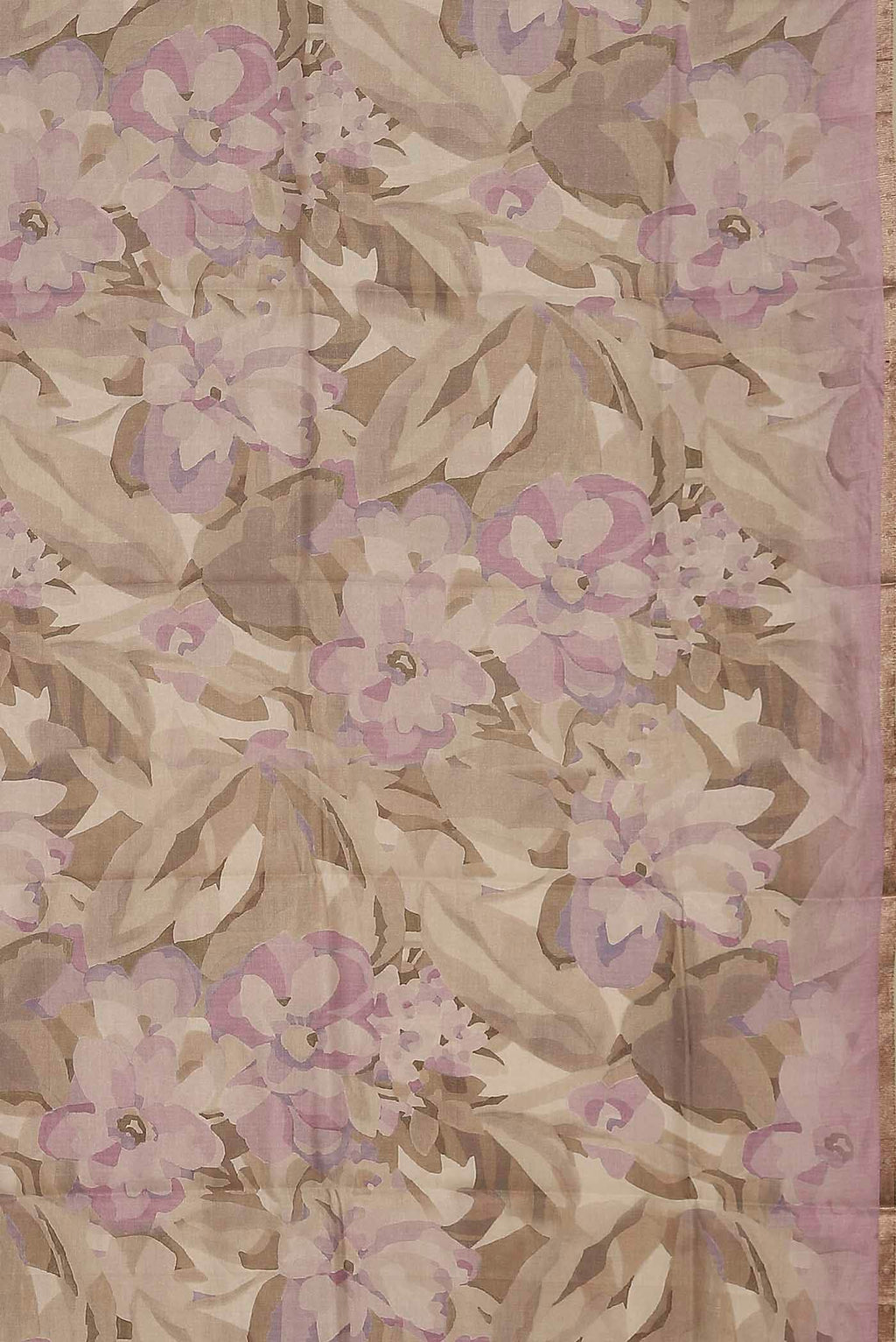 Pink Tussar Silk Saree