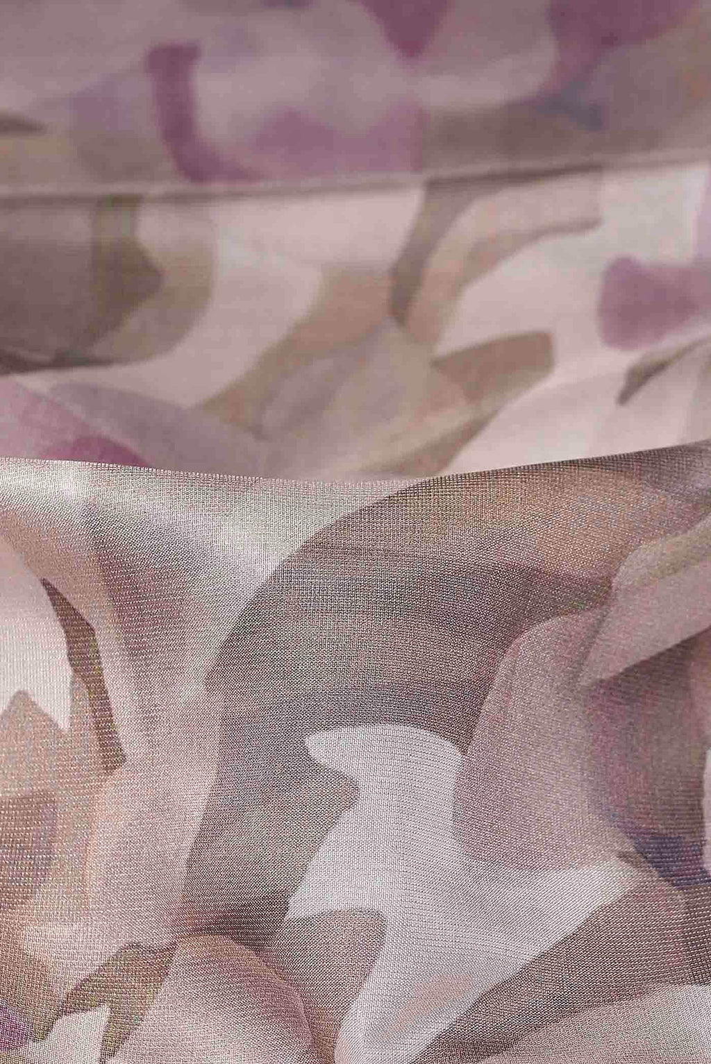 Pink Tussar Silk Saree