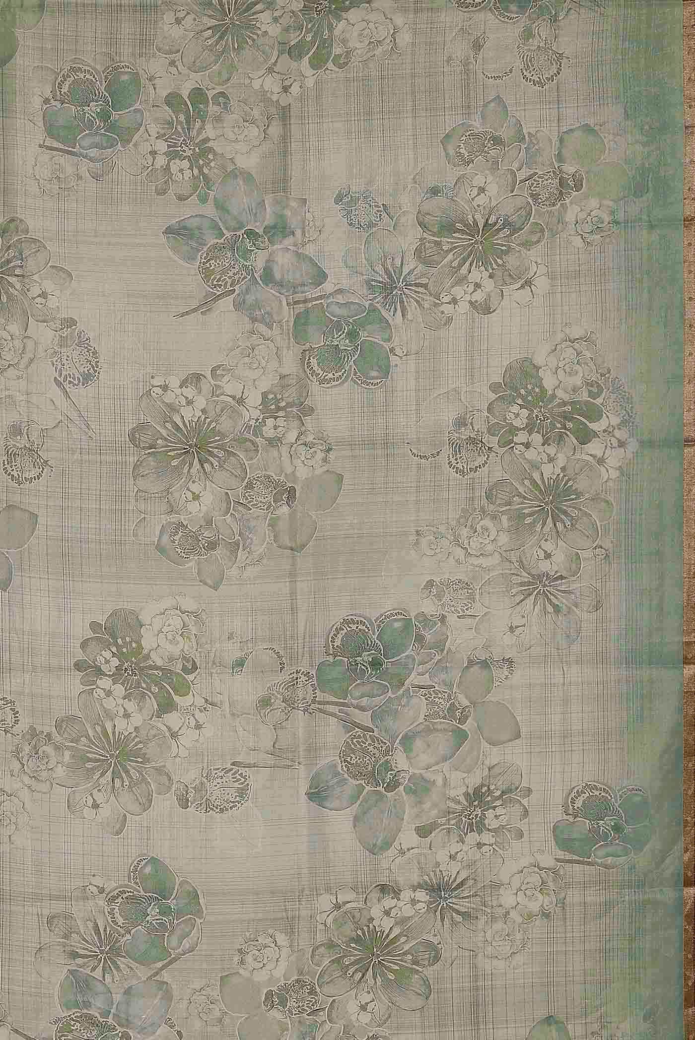 Green Banarasi Silk Saree