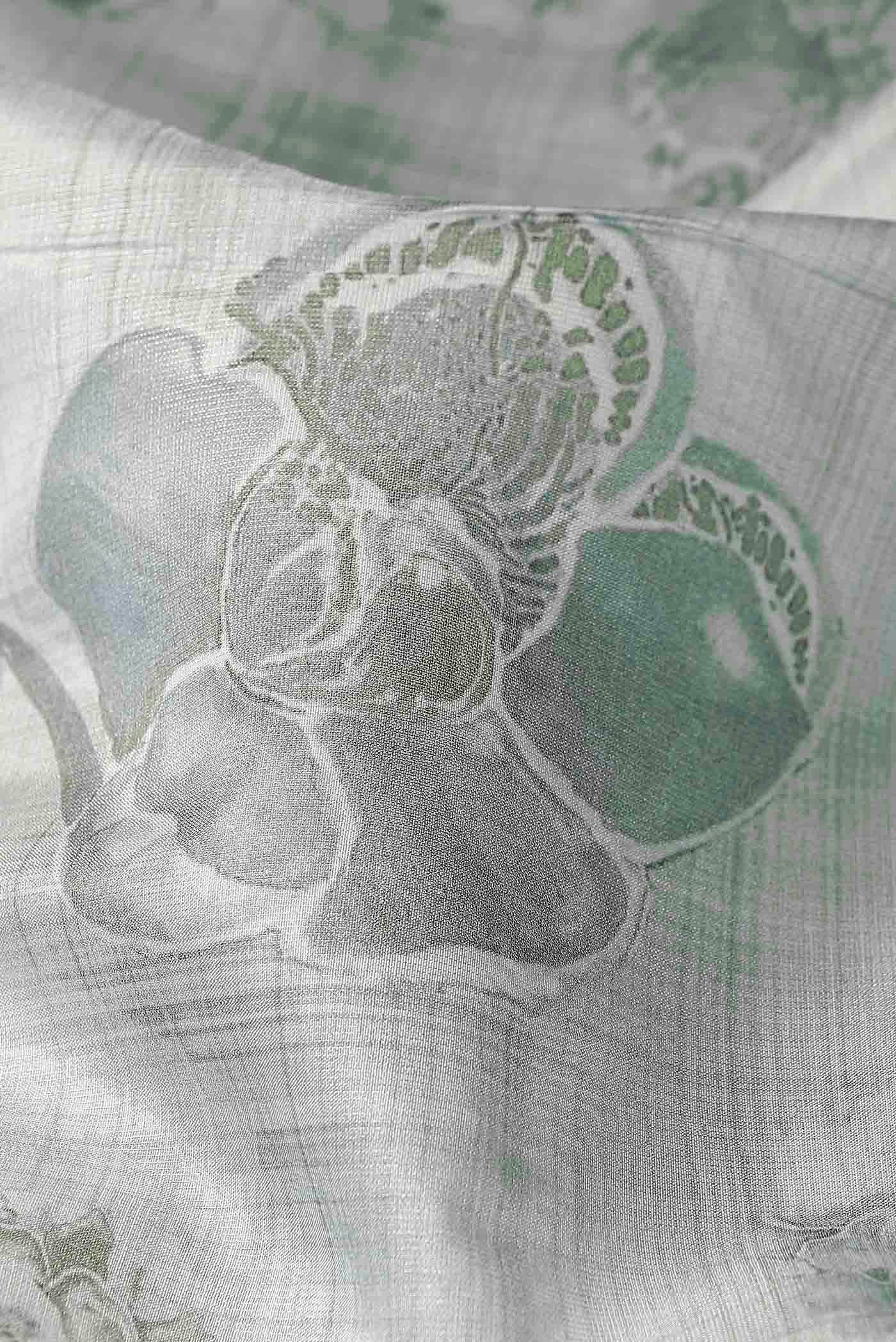 Green Banarasi Silk Saree