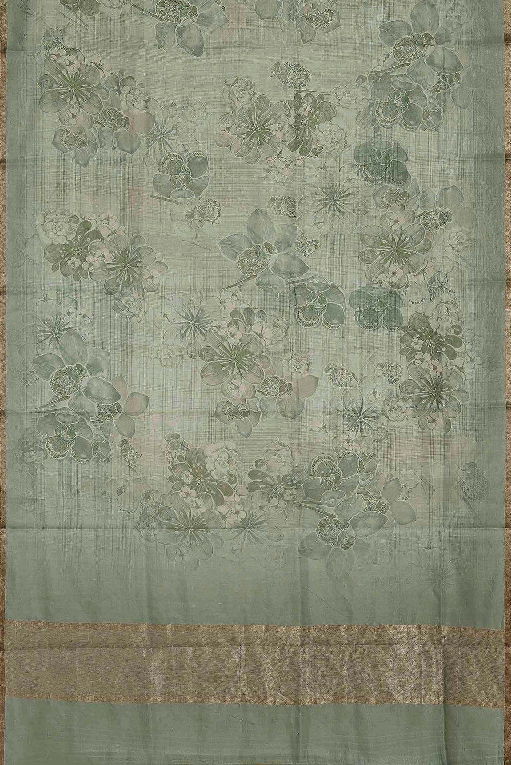 Green Banarasi Silk Saree