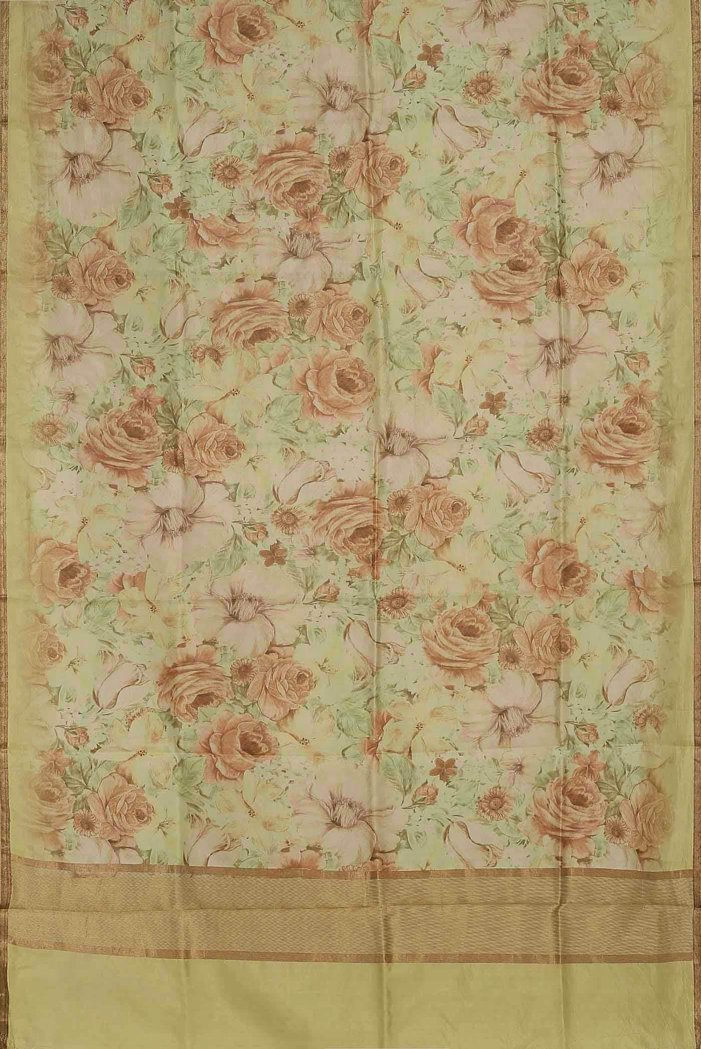 Green Banarasi Silk Saree