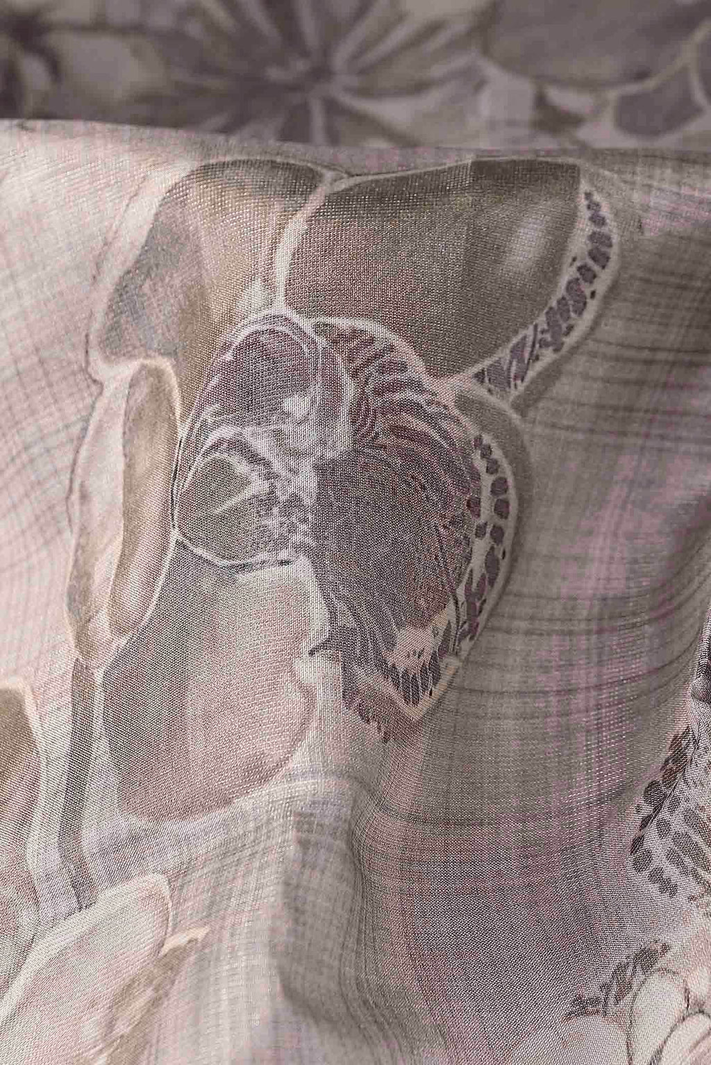 Lavender Banarasi Silk Saree