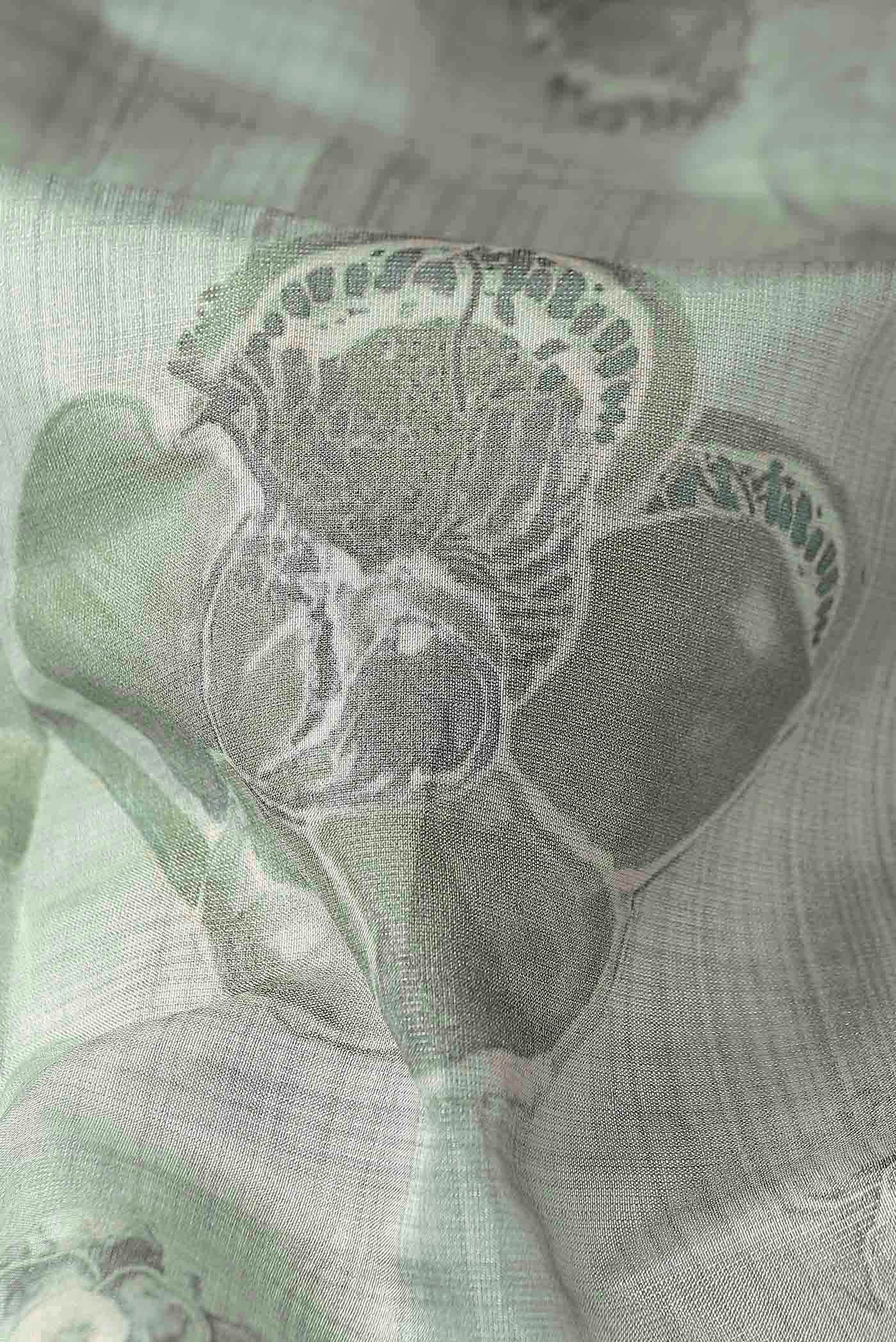 Green Banarasi Silk Saree