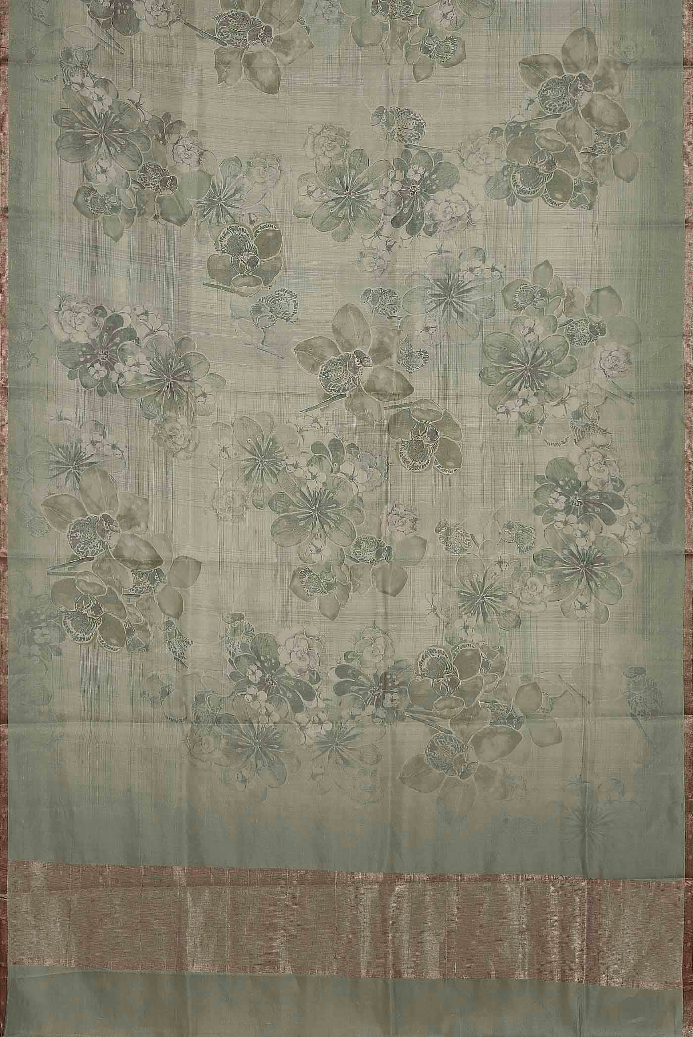 Green Banarasi Silk Saree