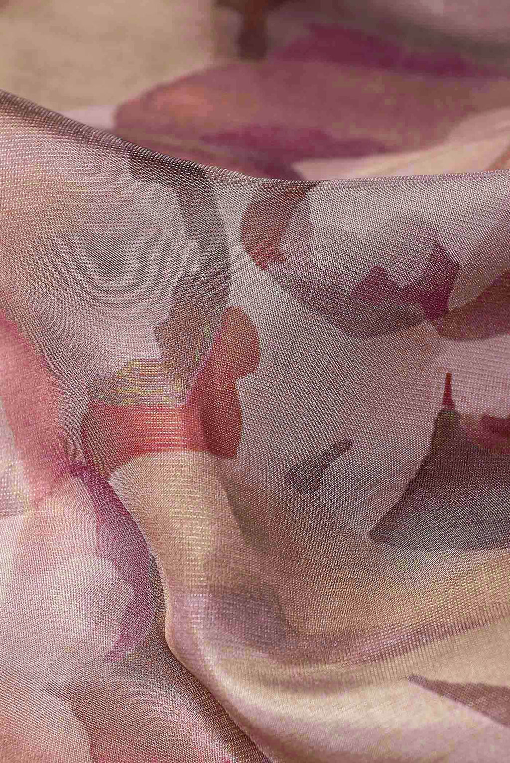 Beige Banarasi Silk Saree