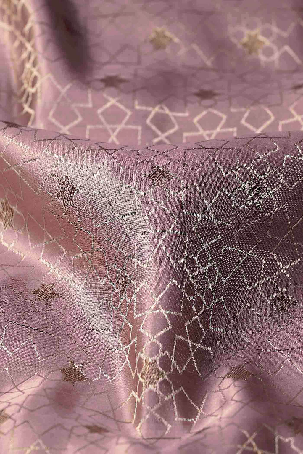 Mauve Banarasi Silk Saree