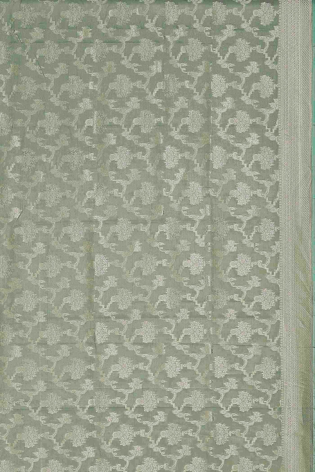 Green Banarasi Silk Saree