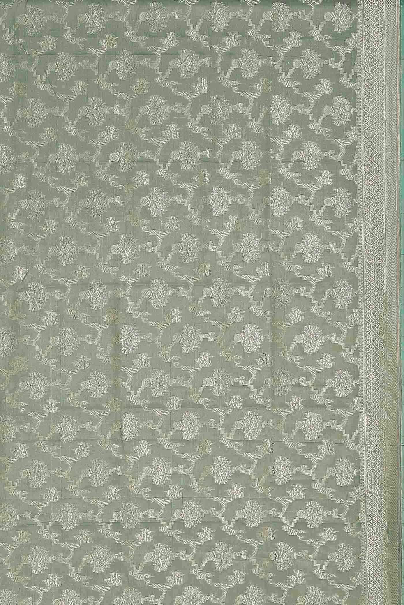 Green Banarasi Silk Saree