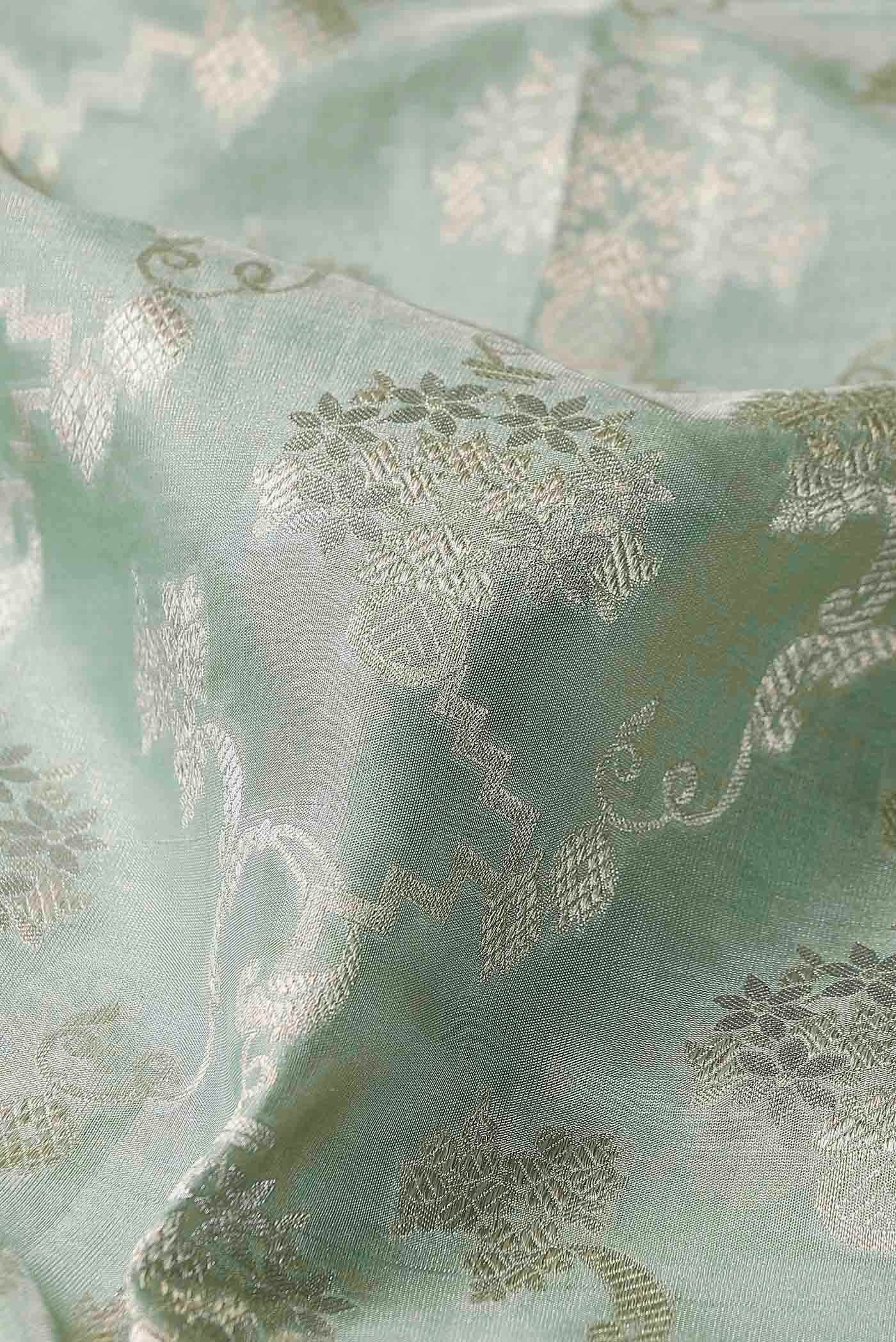 Green Banarasi Silk Saree