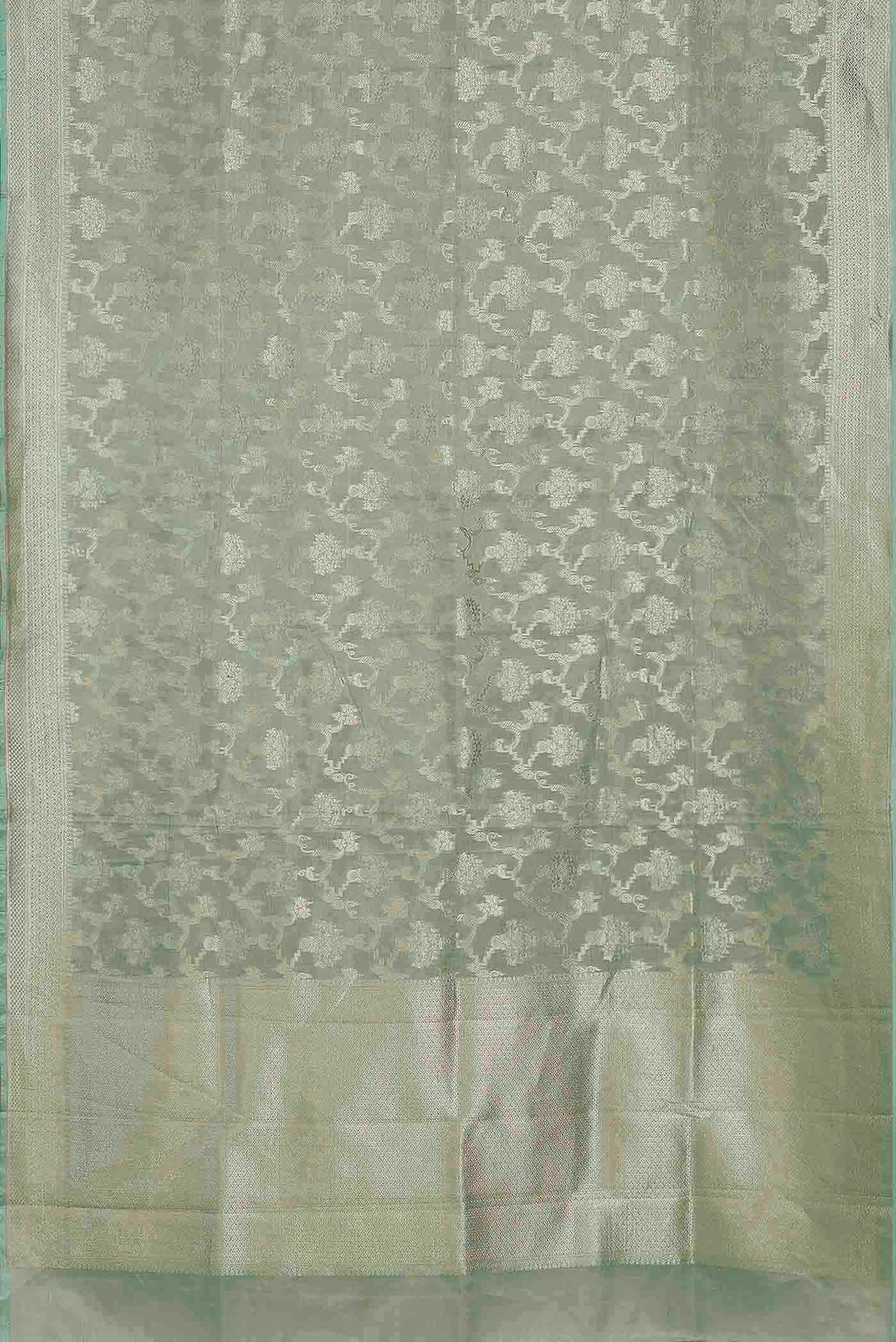 Green Banarasi Silk Saree