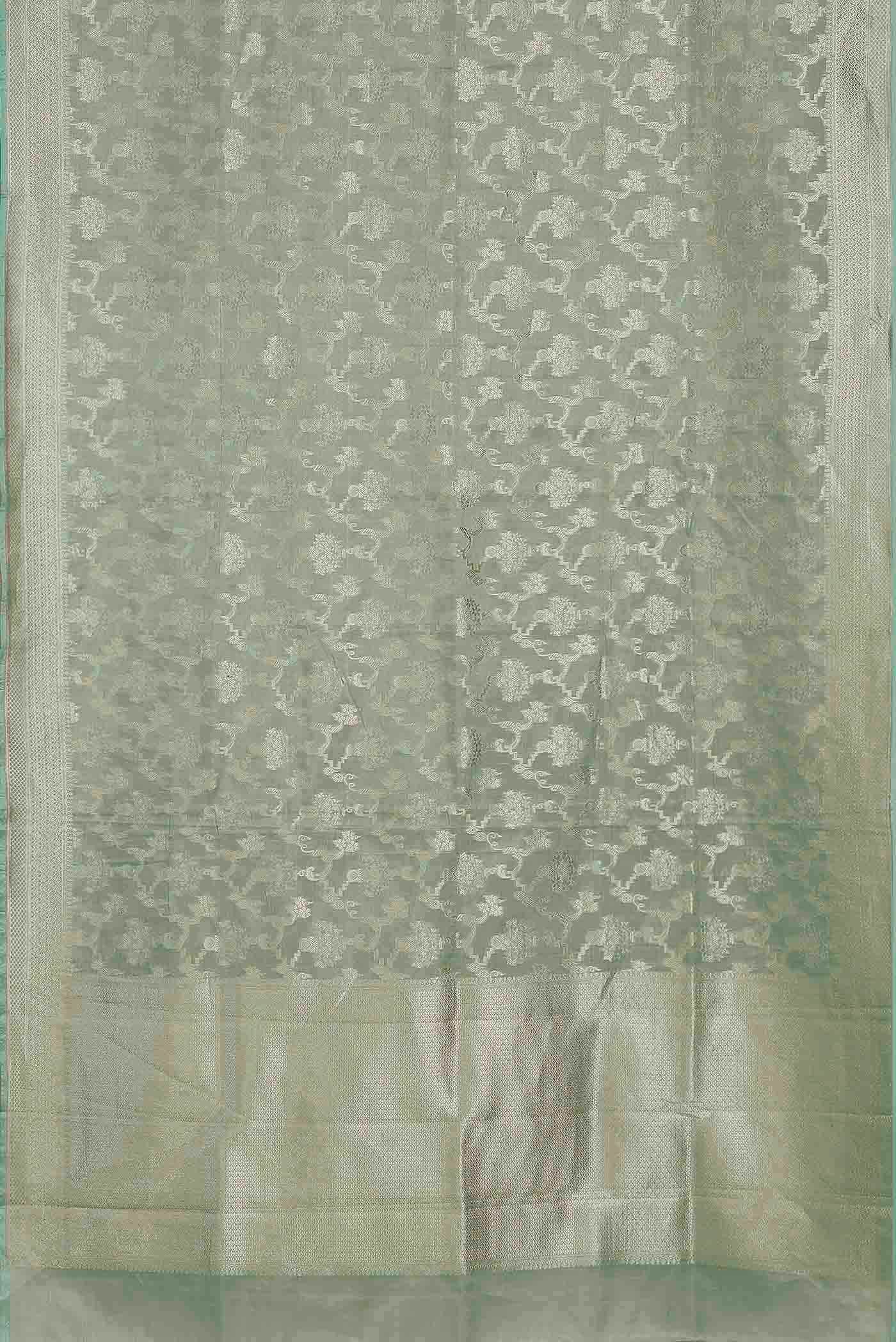 Green Banarasi Silk Saree