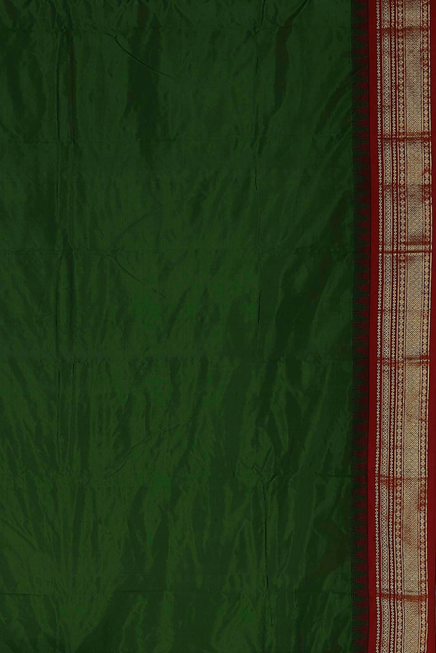 Green Dual Tone Bangalore Silk Saree