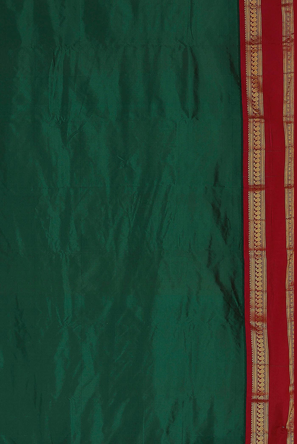 Green Dual Tone Bangalore Silk Saree