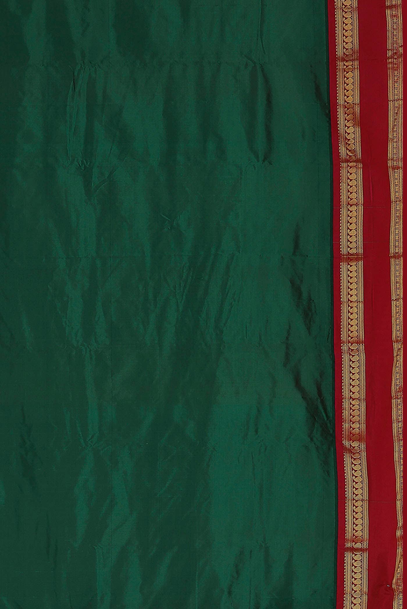 Green Dual Tone Bangalore Silk Saree