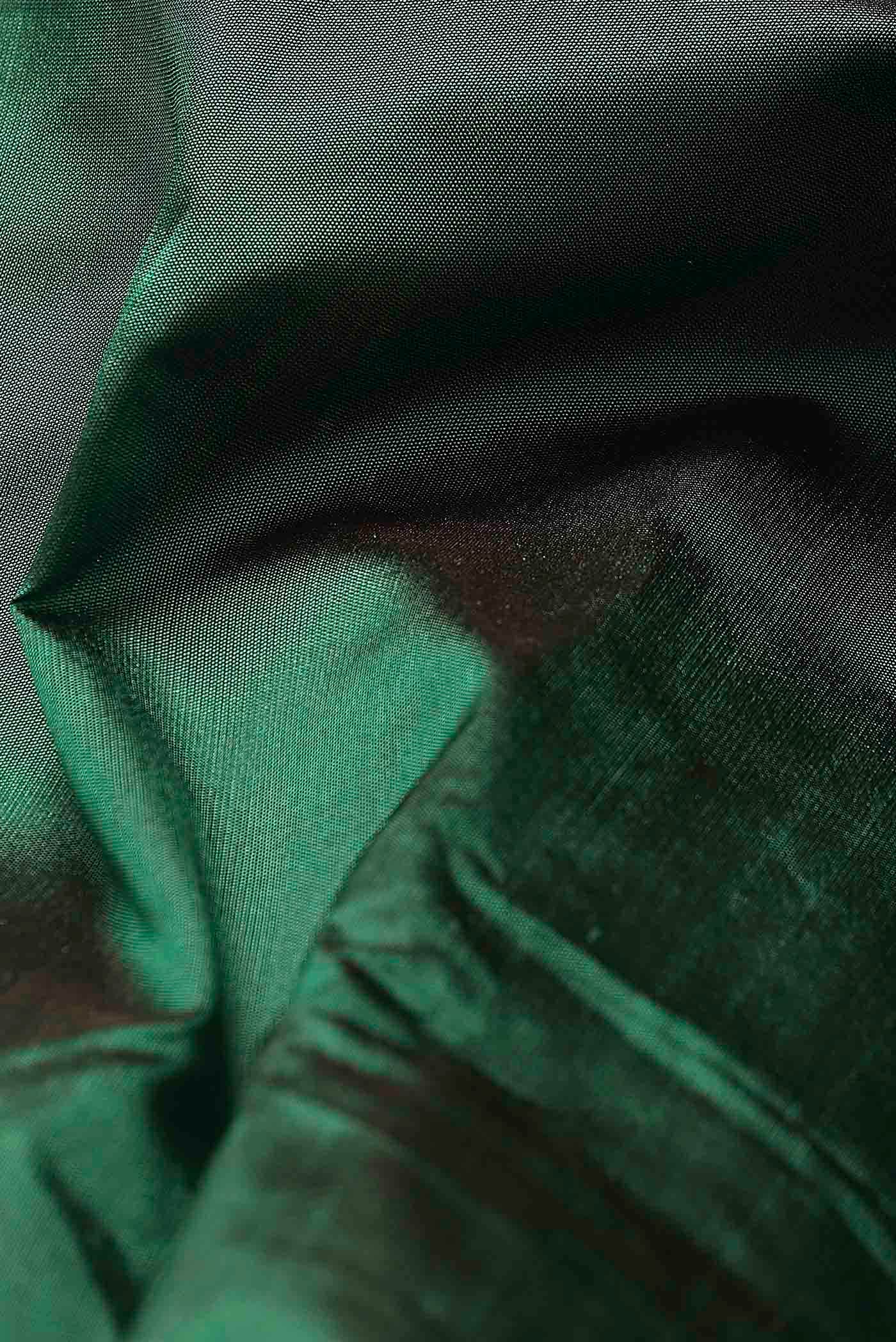 Green Dual Tone Bangalore Silk Saree