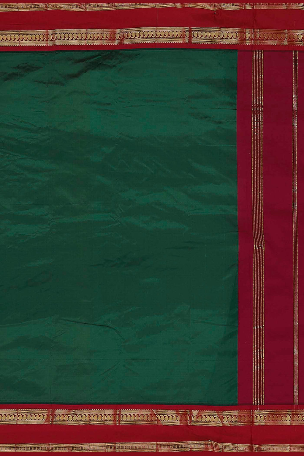 Green Dual Tone Bangalore Silk Saree