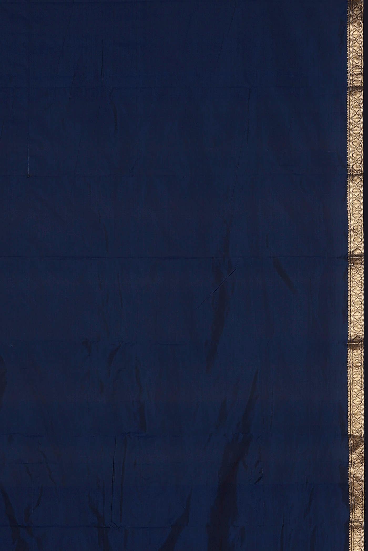 Blue Blended Bangalore Silk Saree