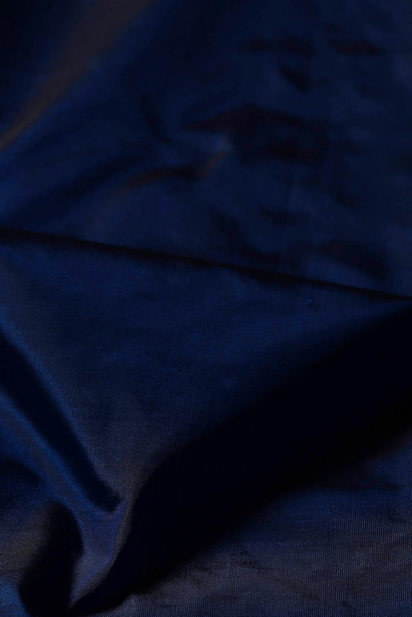 Blue Blended Bangalore Silk Saree